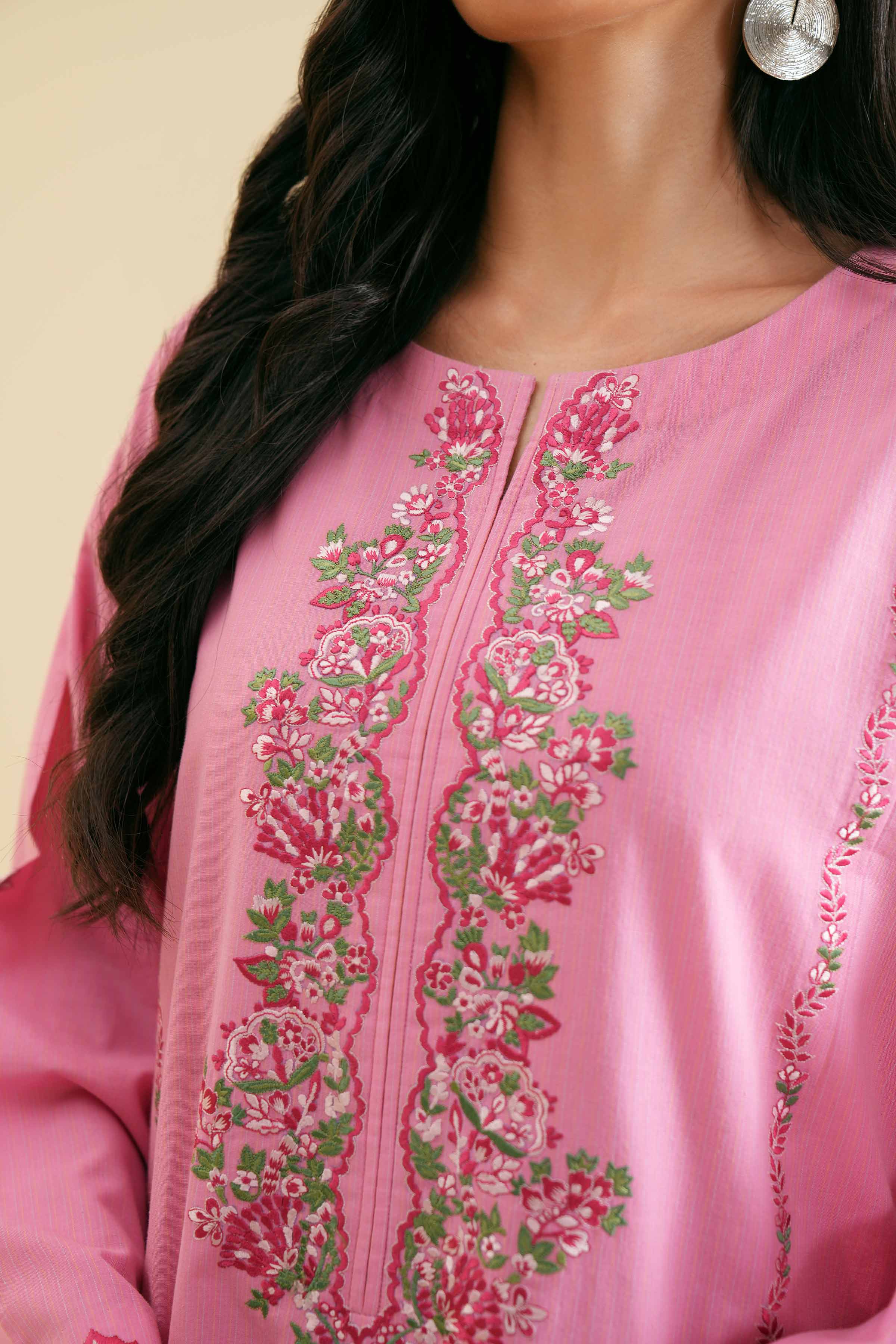 2 Piece - Embroidered Suit - PS24-107