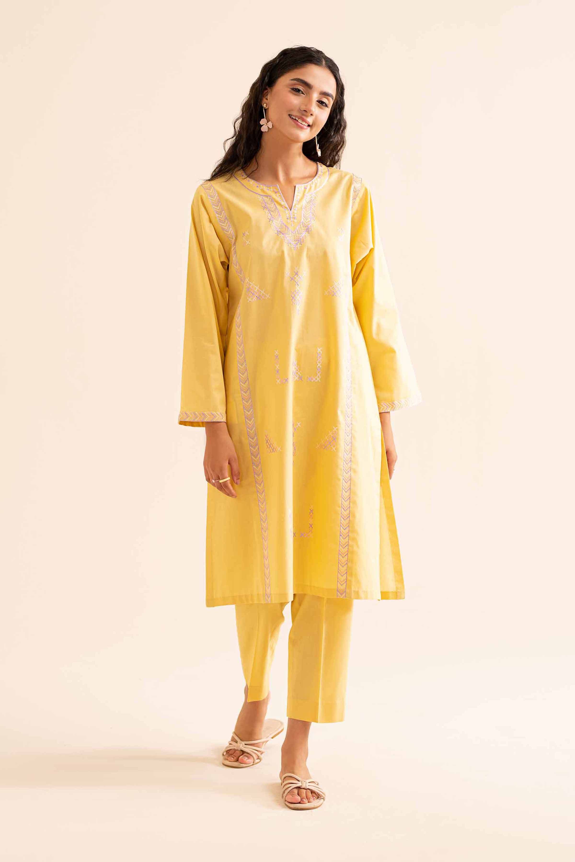 2 Piece - Embroidered Suit - PS24-122