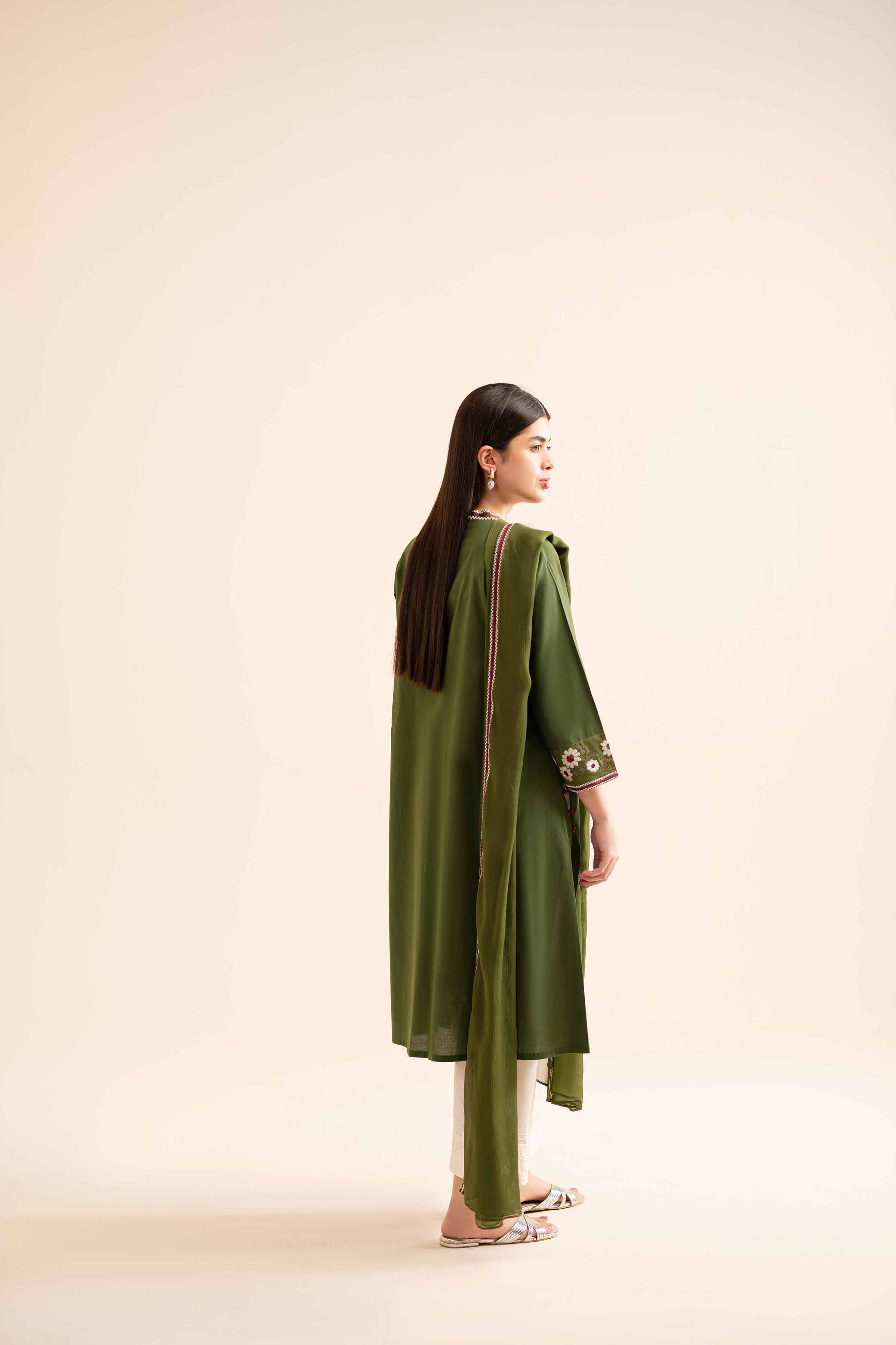 2-Piece - Embroidered Suit - PS24-129