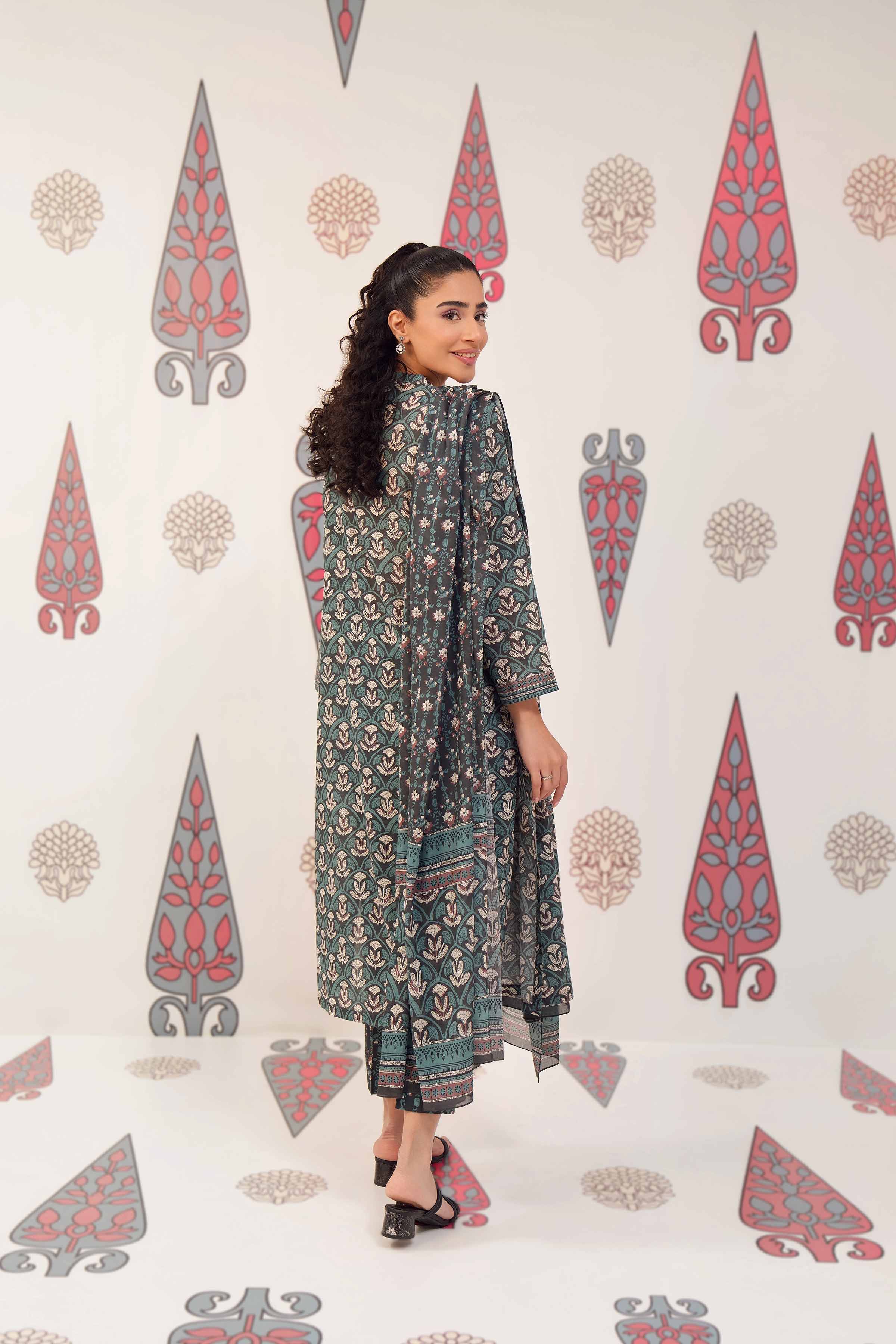 3 Piece - Printed Suit - PS24-144