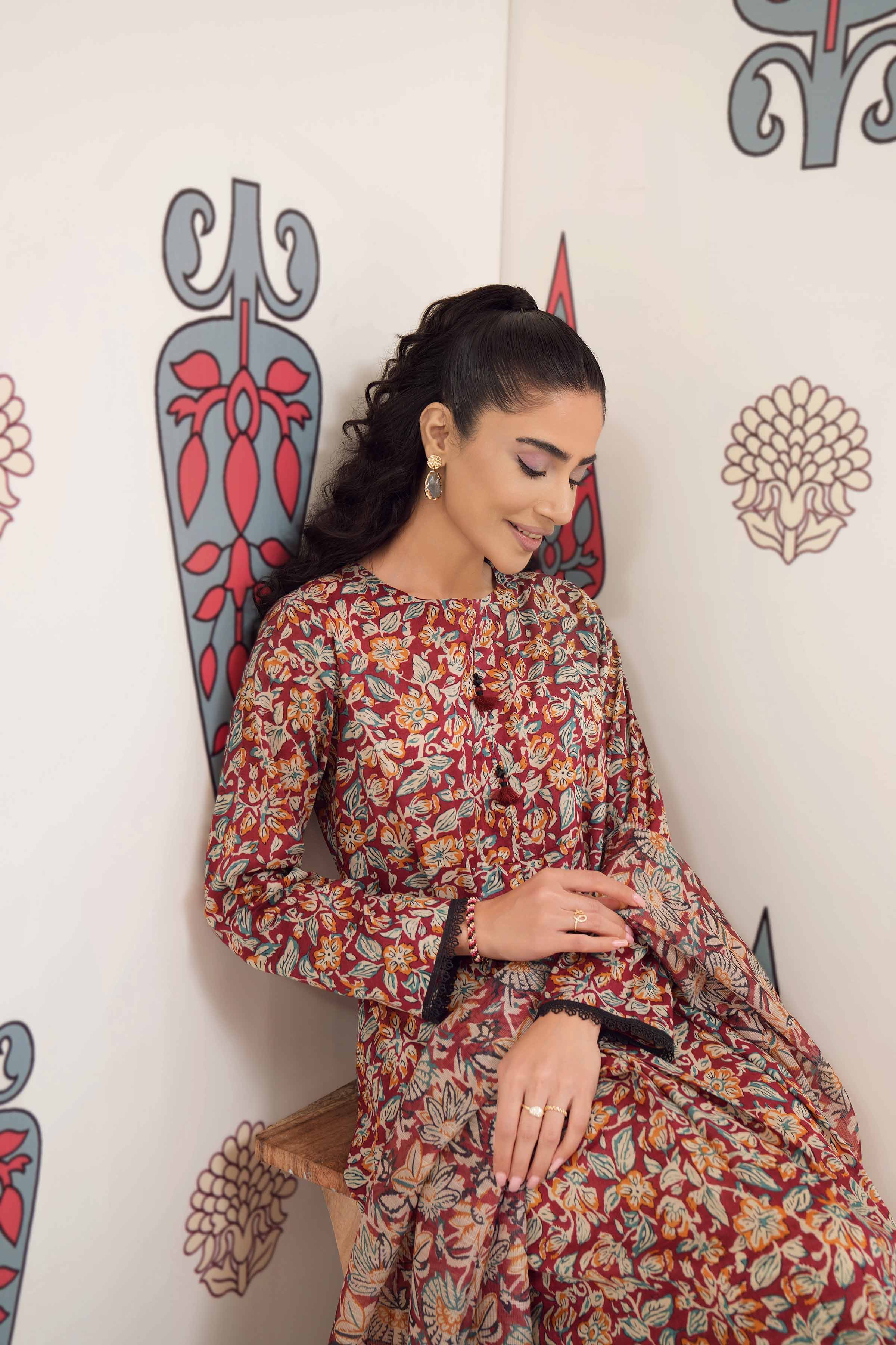 3 Piece - Printed Suit - PS24-184
