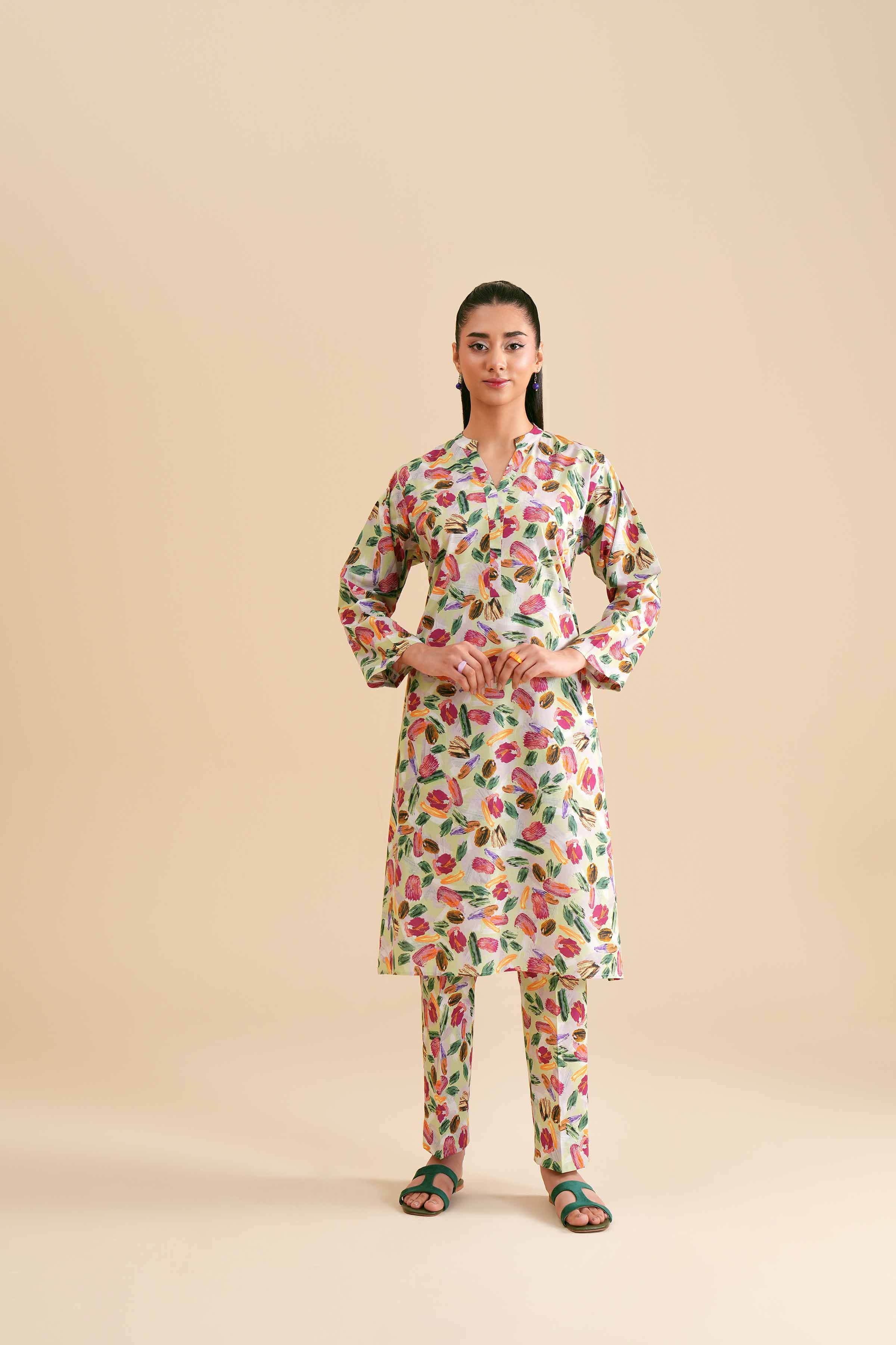 2 Piece - Printed Suit - PS24-297