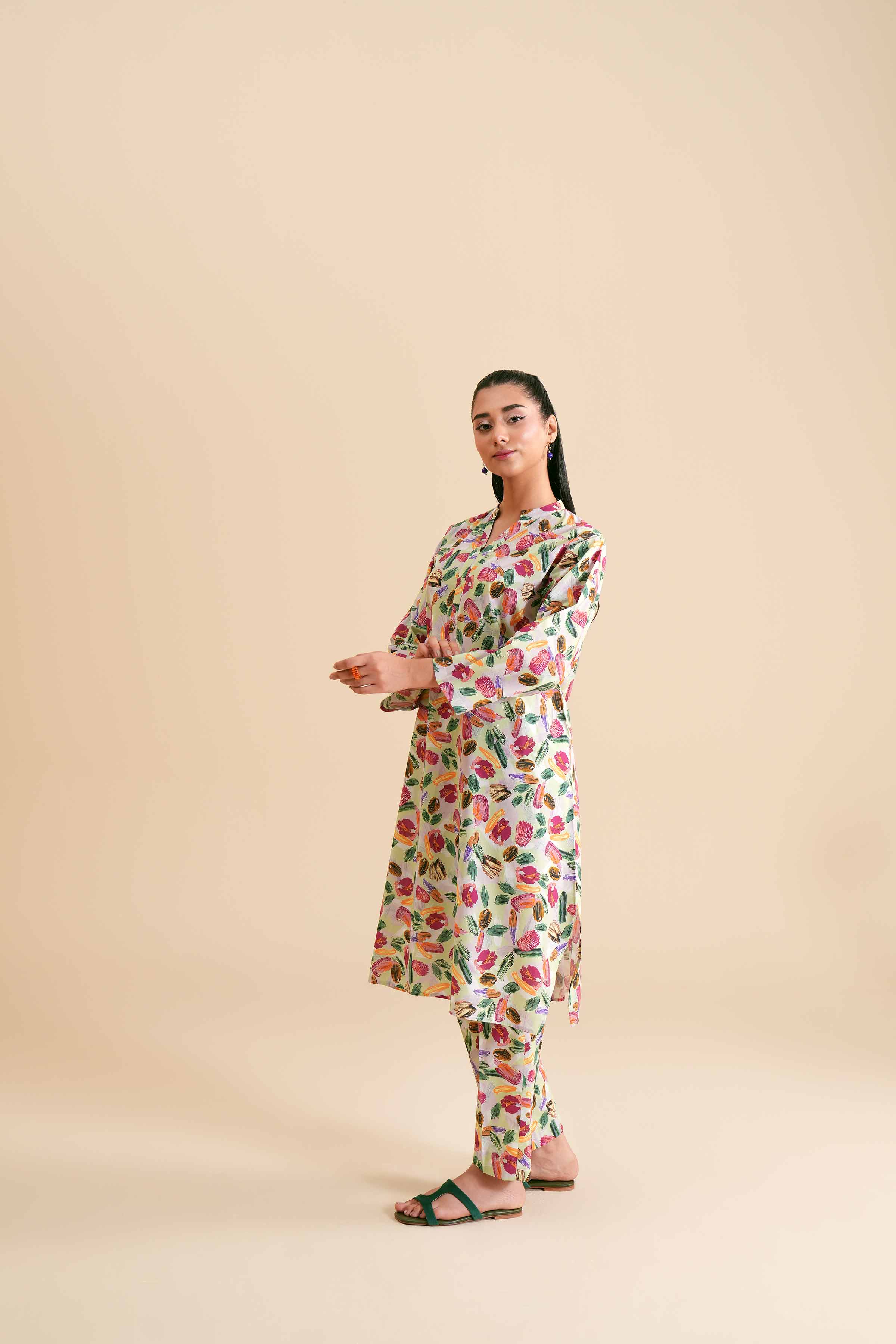 2 Piece - Printed Suit - PS24-297