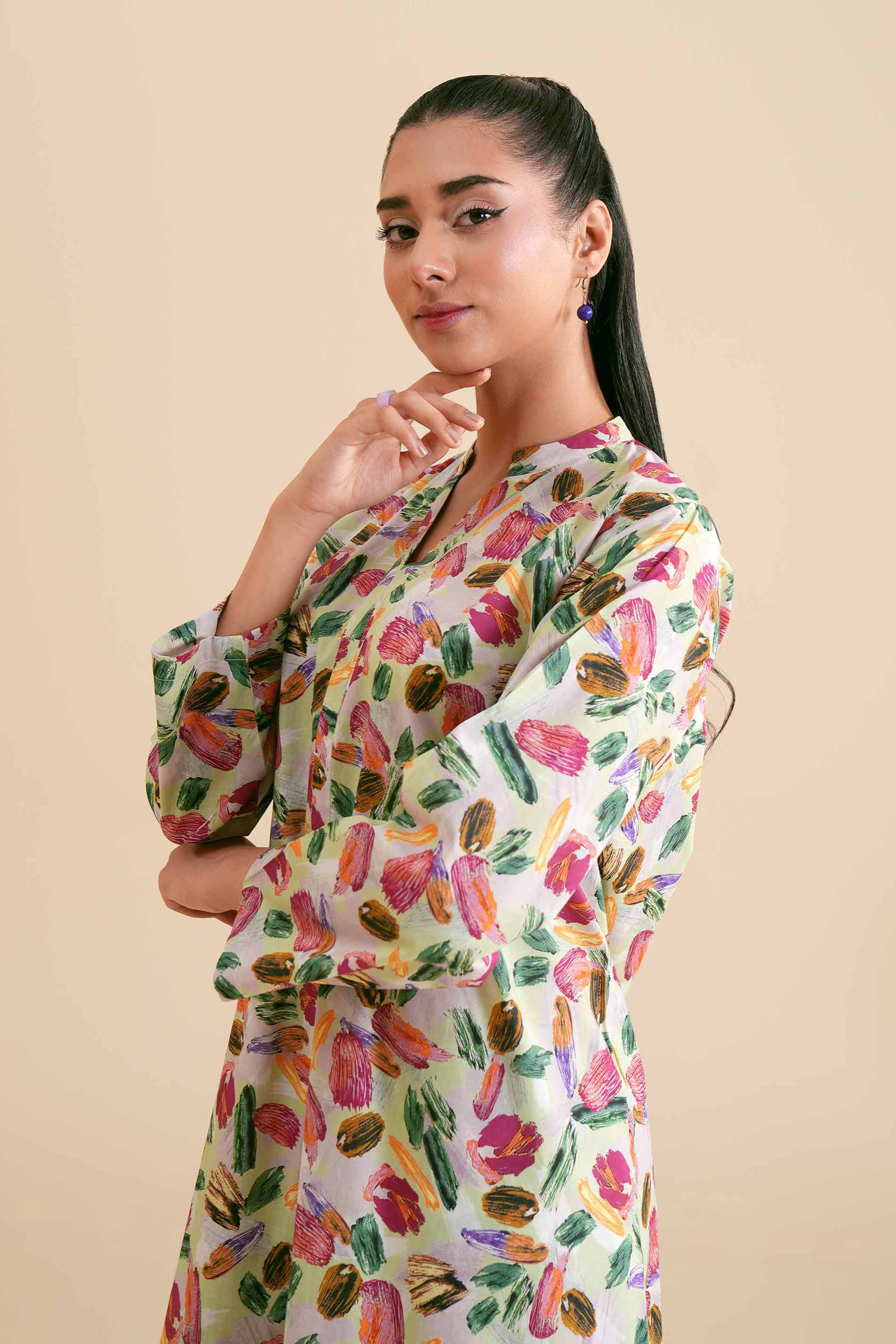 2 Piece - Printed Suit - PS24-297