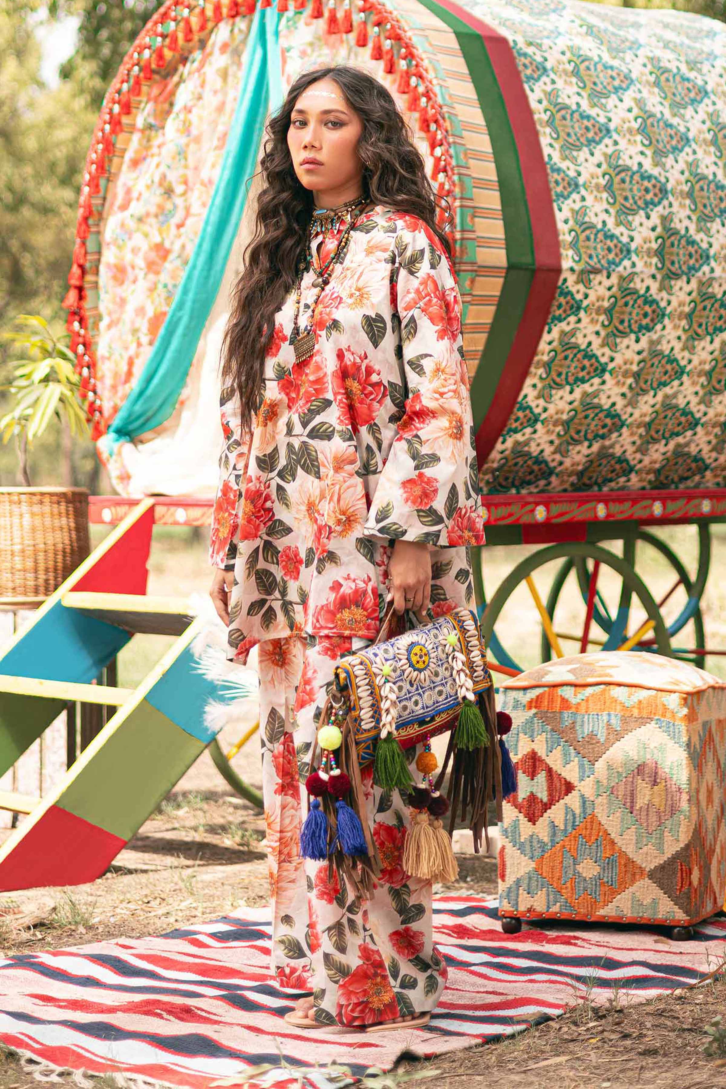 2 Piece - Printed Suit - PS24-299