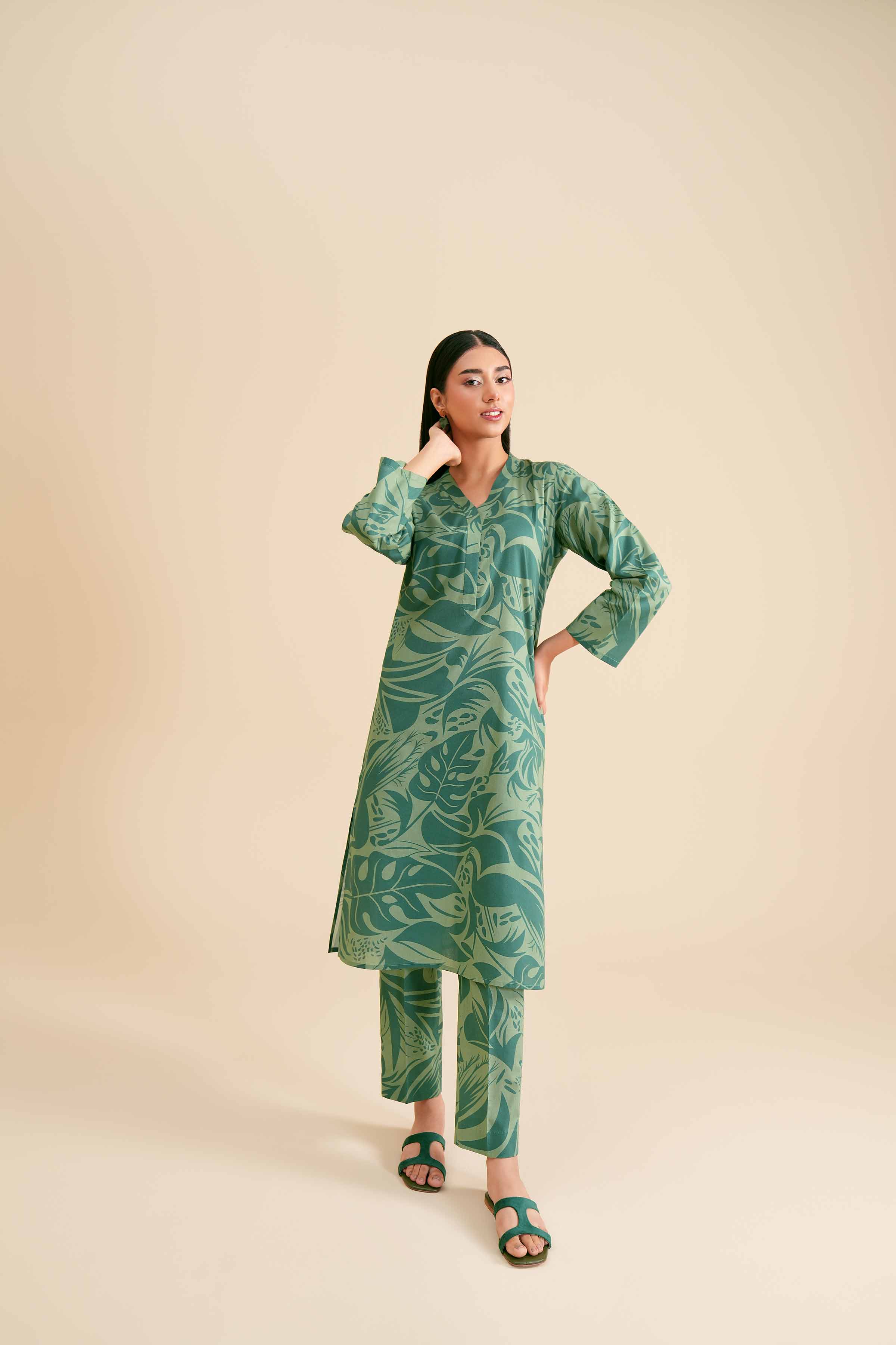 2 Piece - Printed Suit - PS24-304