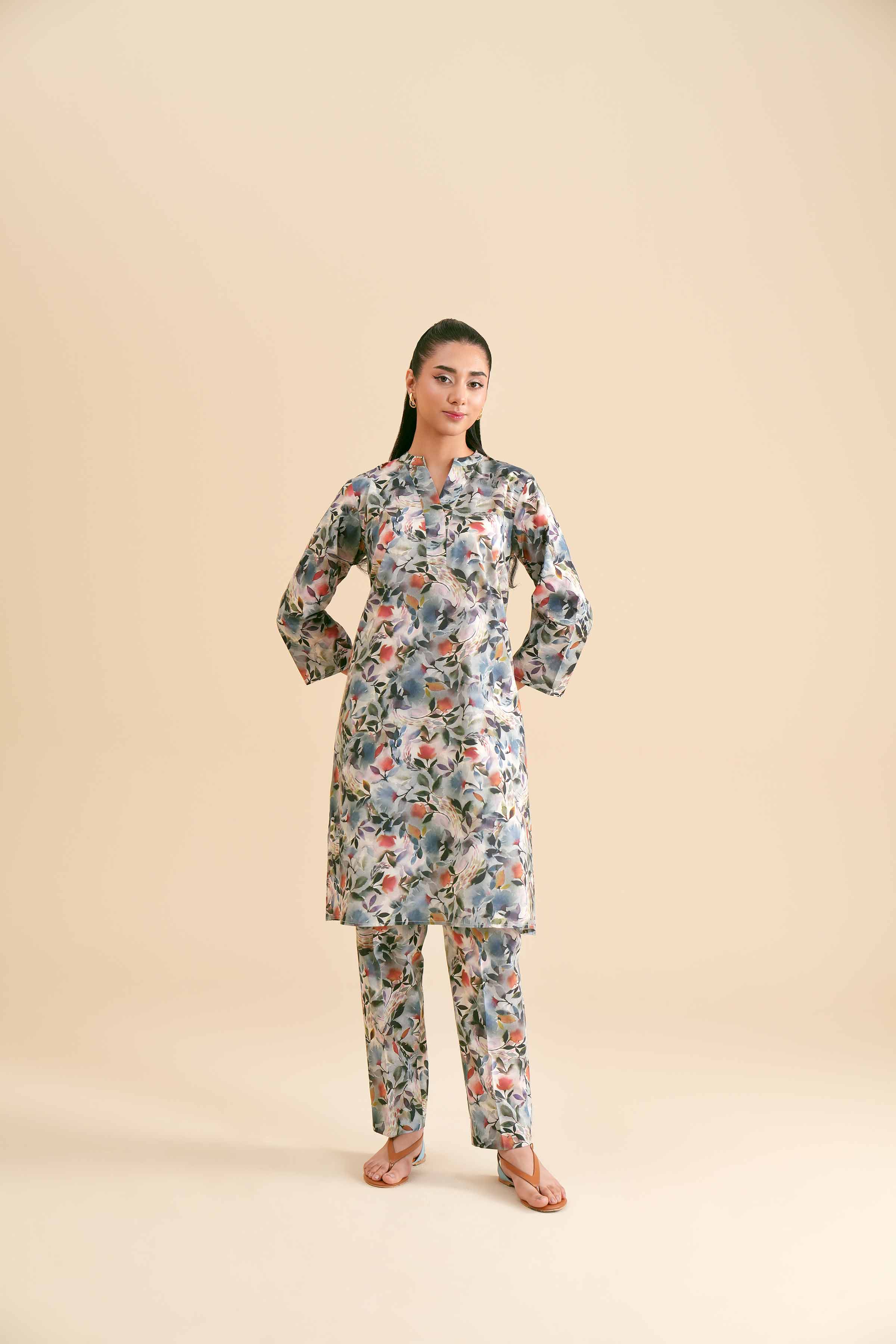 2 Piece - Printed Suit - PS24-327
