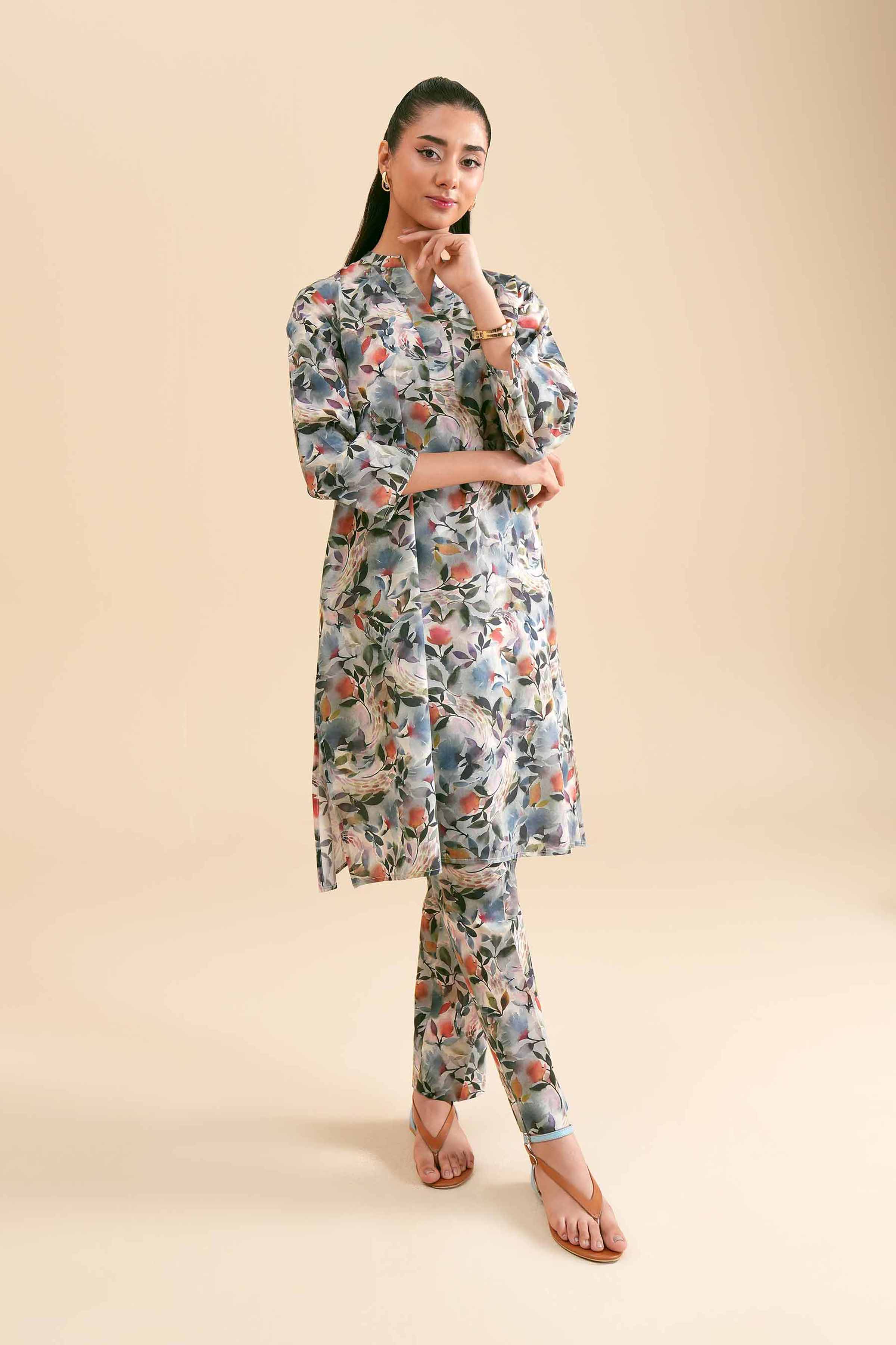 2 Piece - Printed Suit - PS24-327