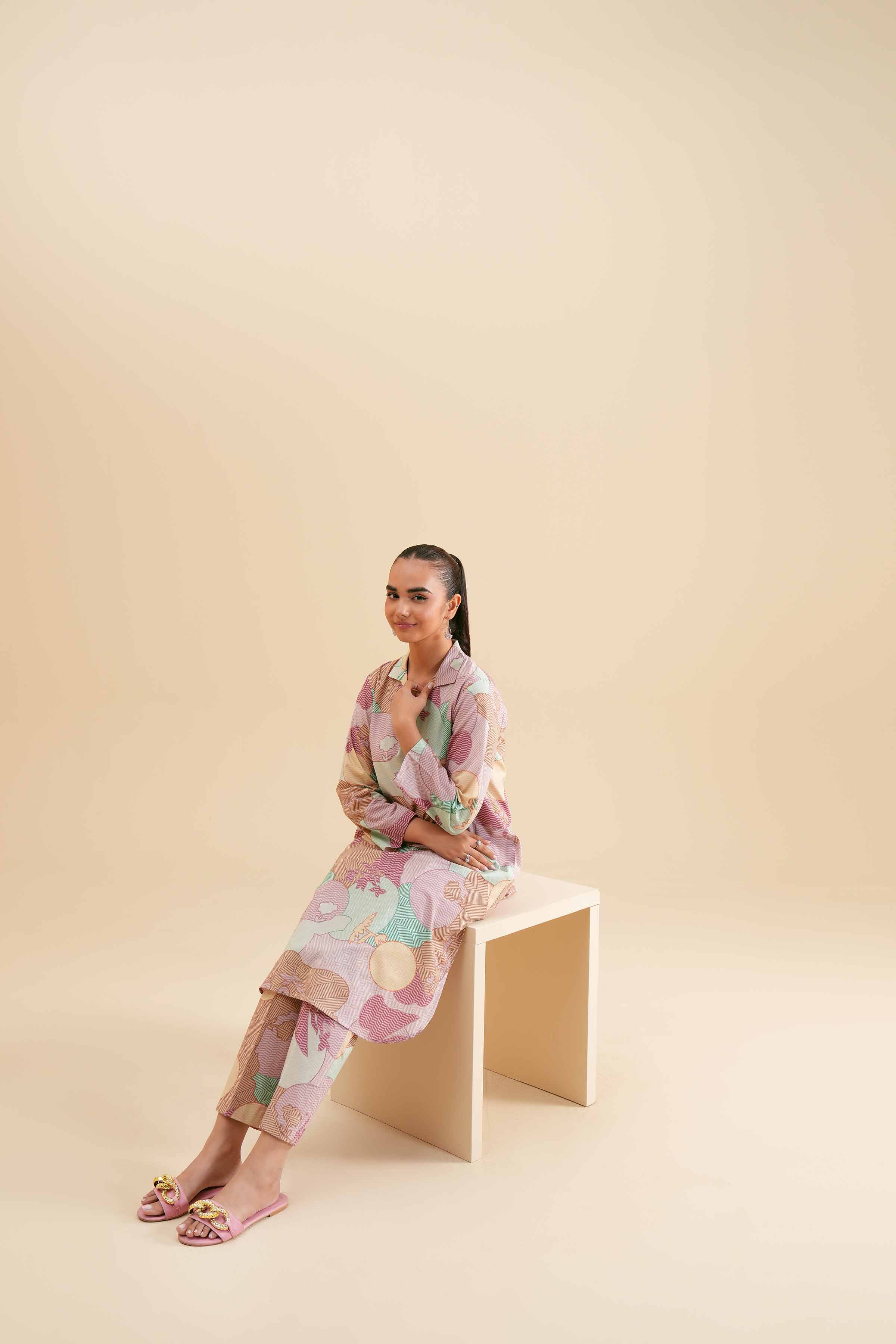 2 Piece - Printed Suit - PS24-346