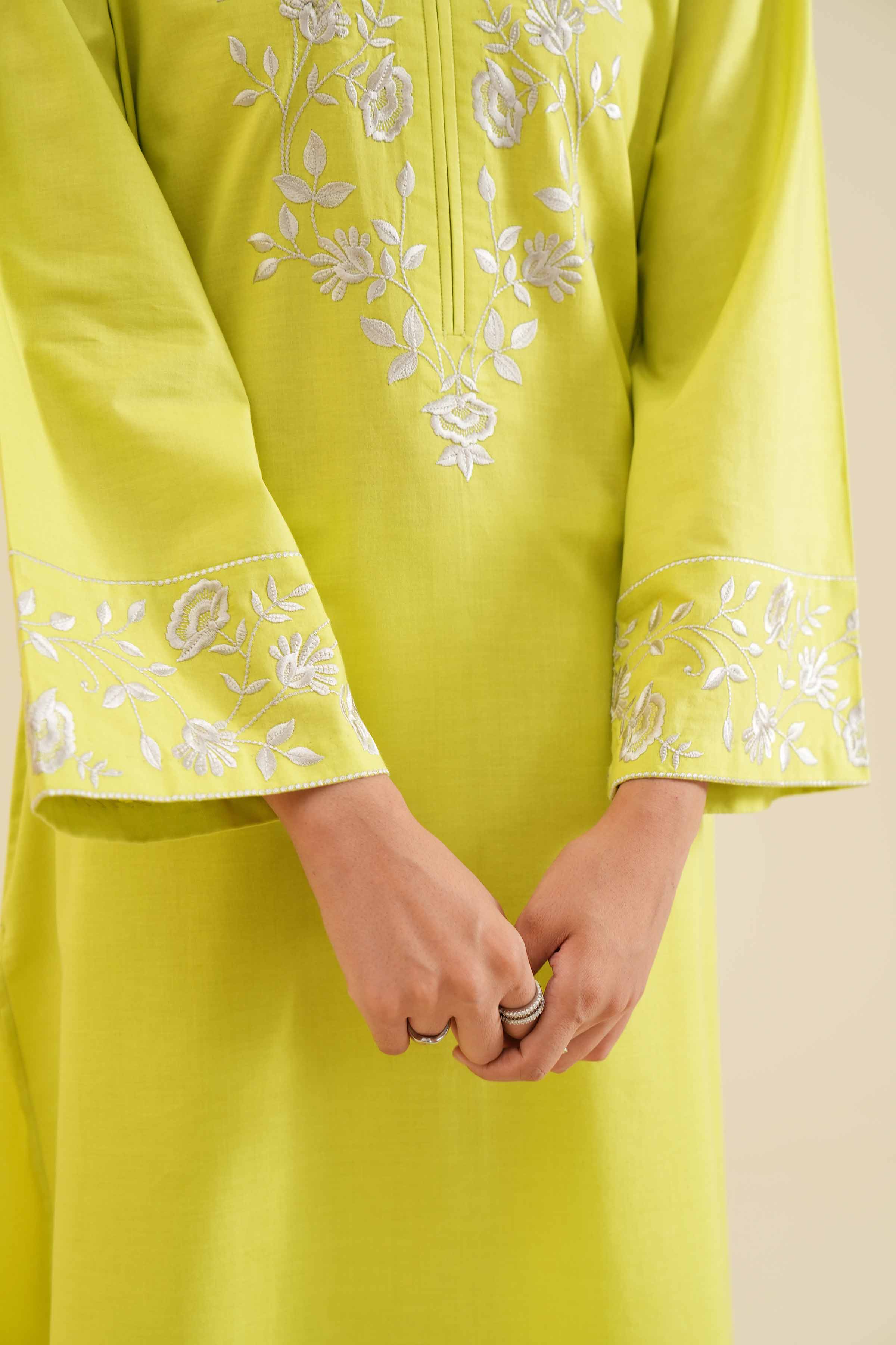 2 Piece - Embroidered Suit - PS24-91