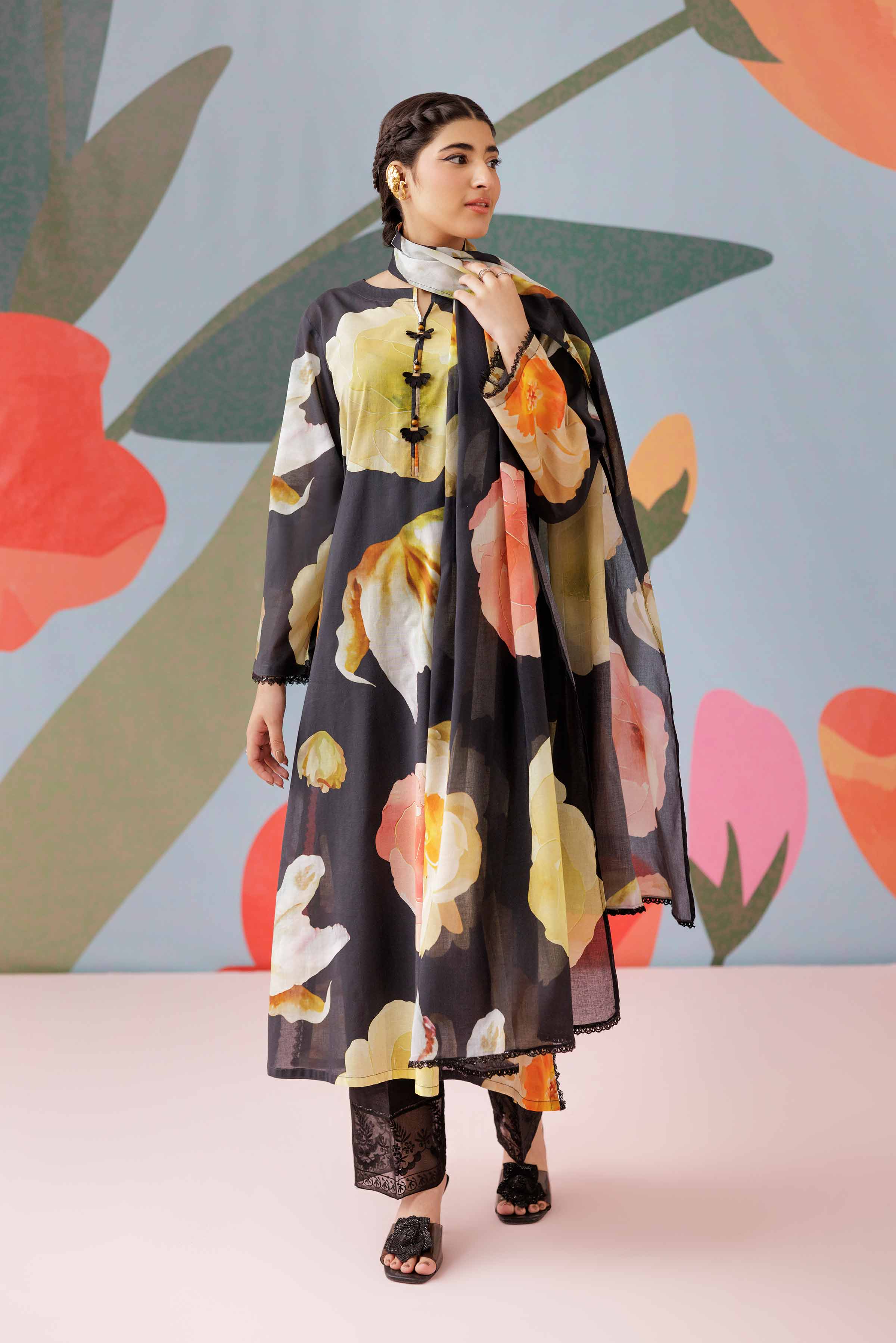 2 Piece - Printed Suit - PS25-112 - for Women - Pret Collection | Nishat | Shop Online