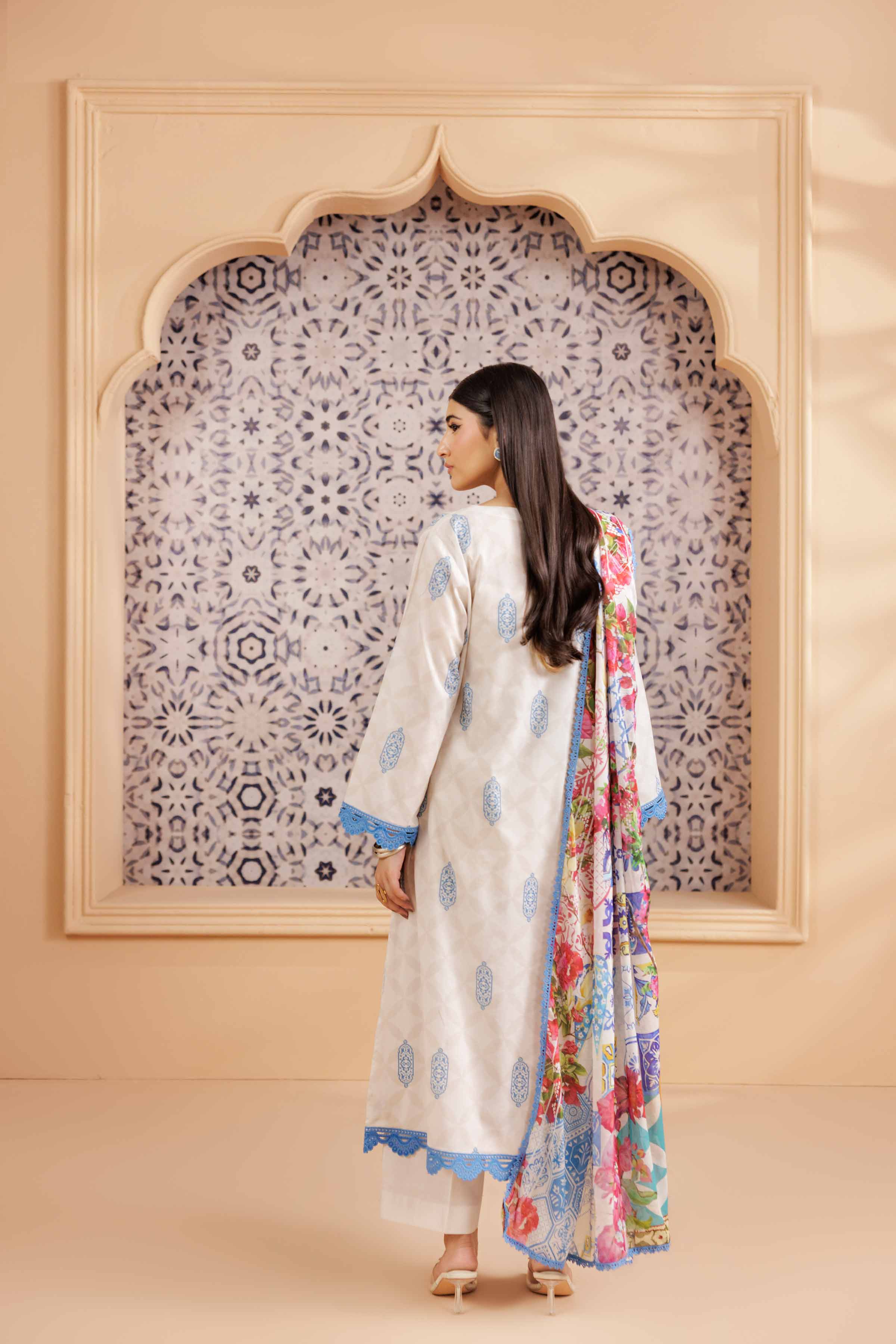 3 Piece - Printed Suit - PS25-117