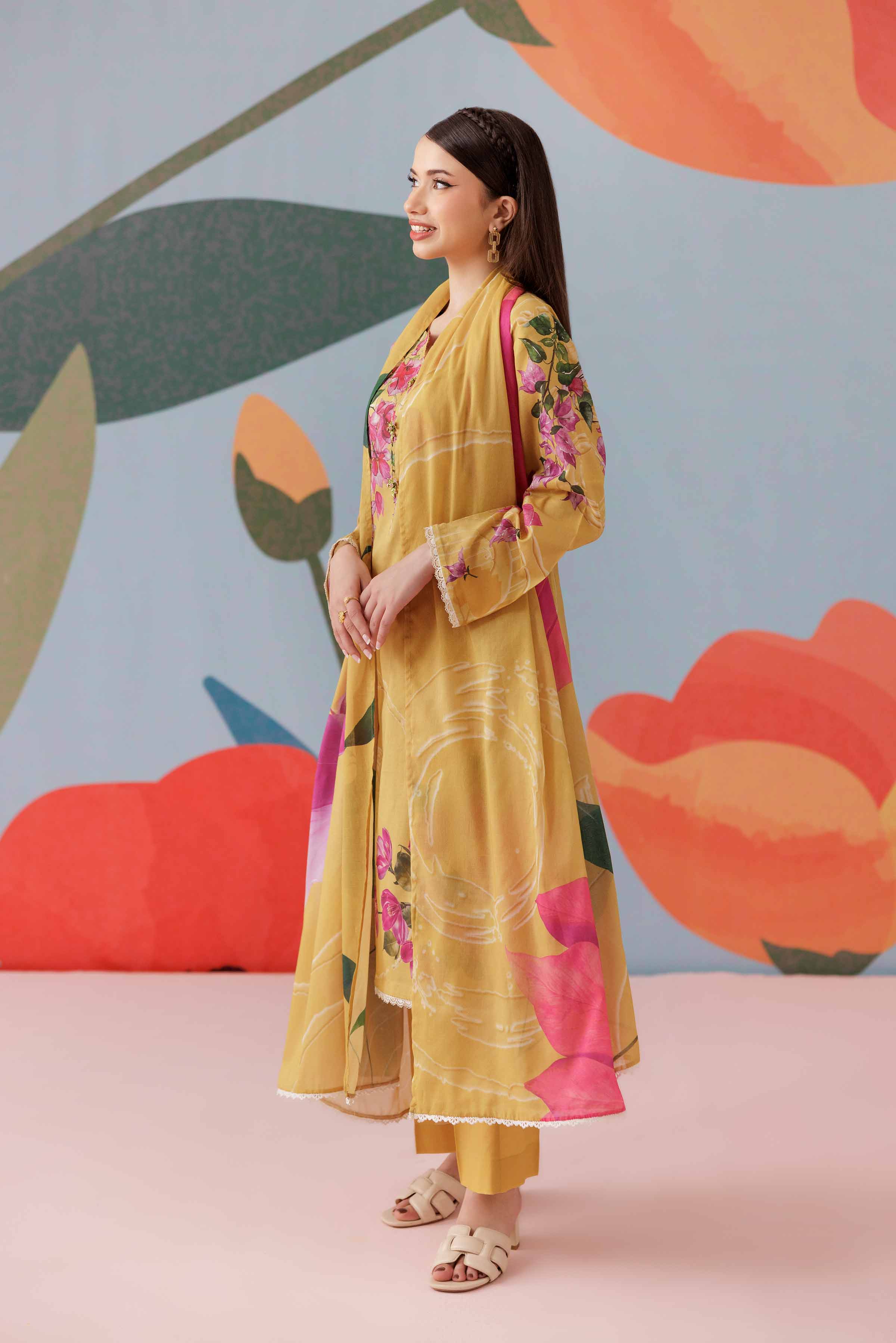 3 Piece - Printed Suit - PS25-133