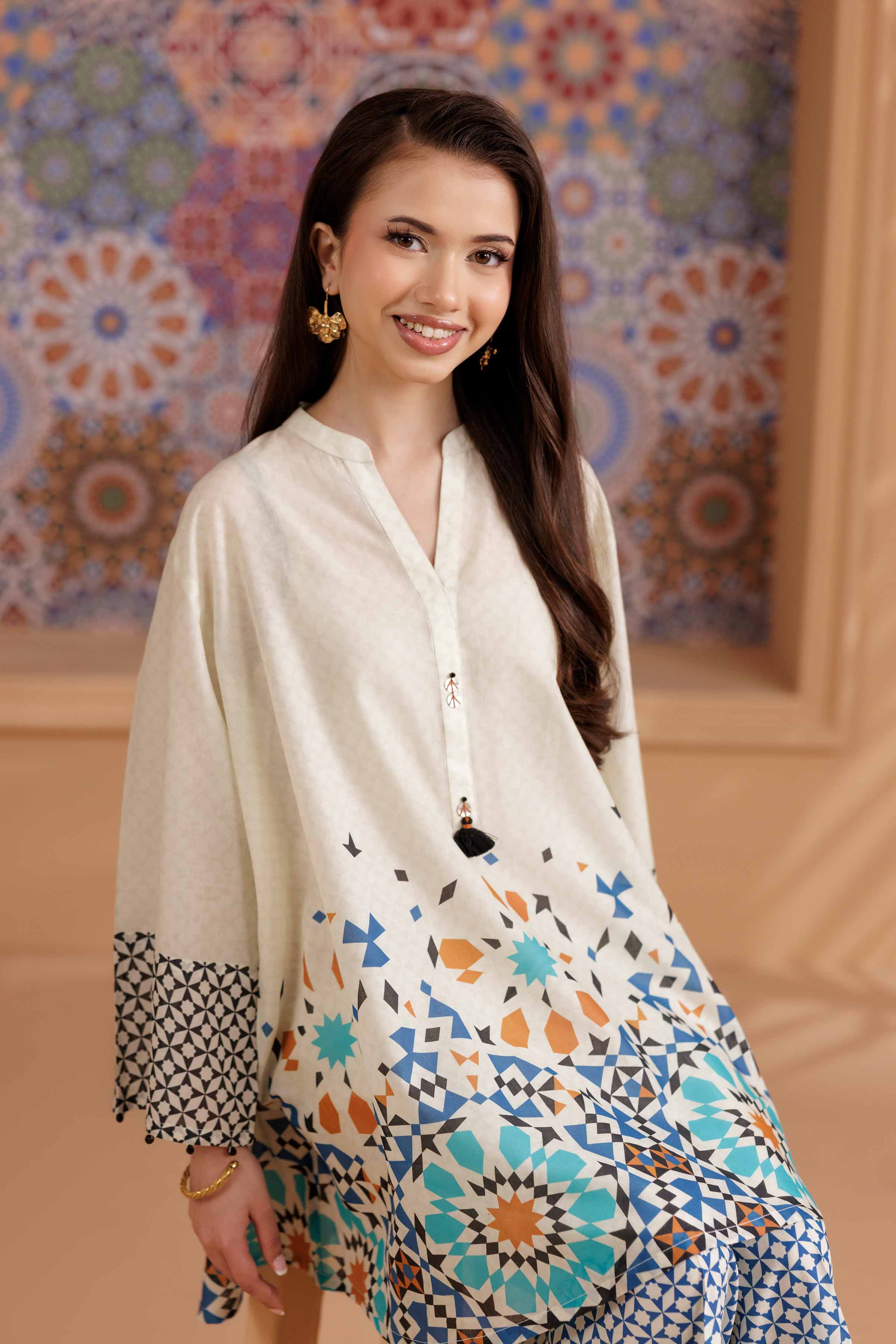 2 Piece - Printed Suit - PS25-158