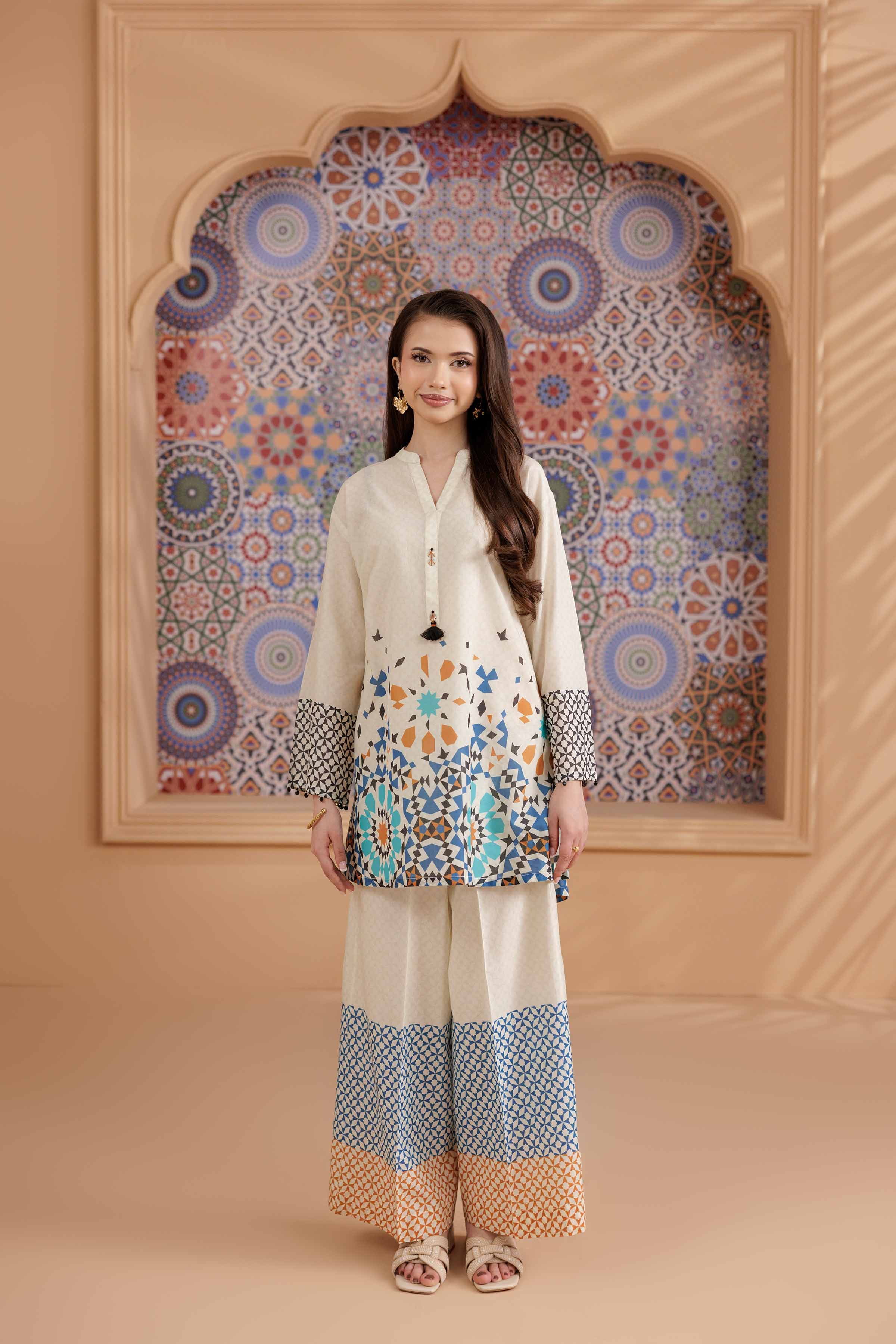 2 Piece - Printed Suit - PS25-158