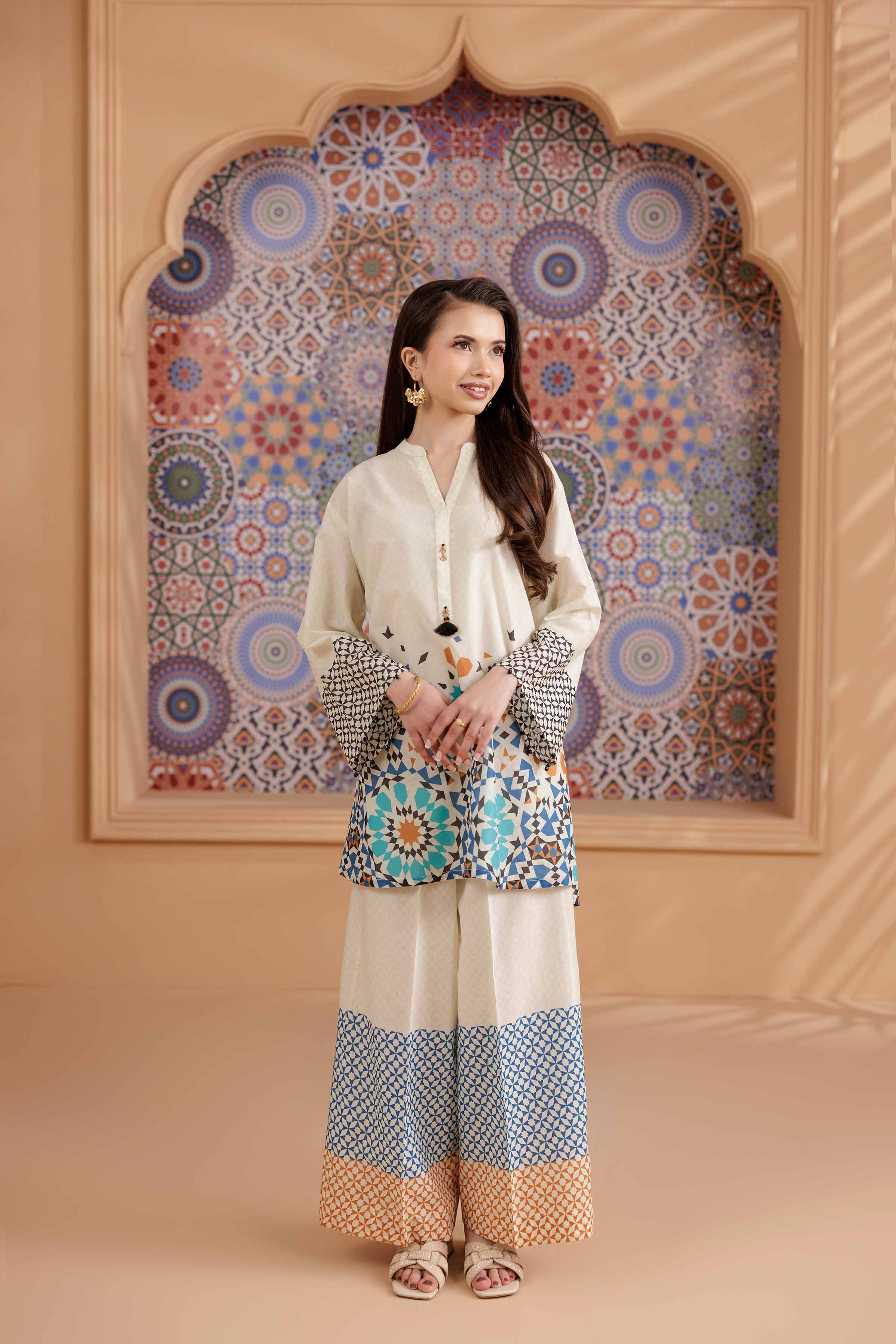 2 Piece - Printed Suit - PS25-158