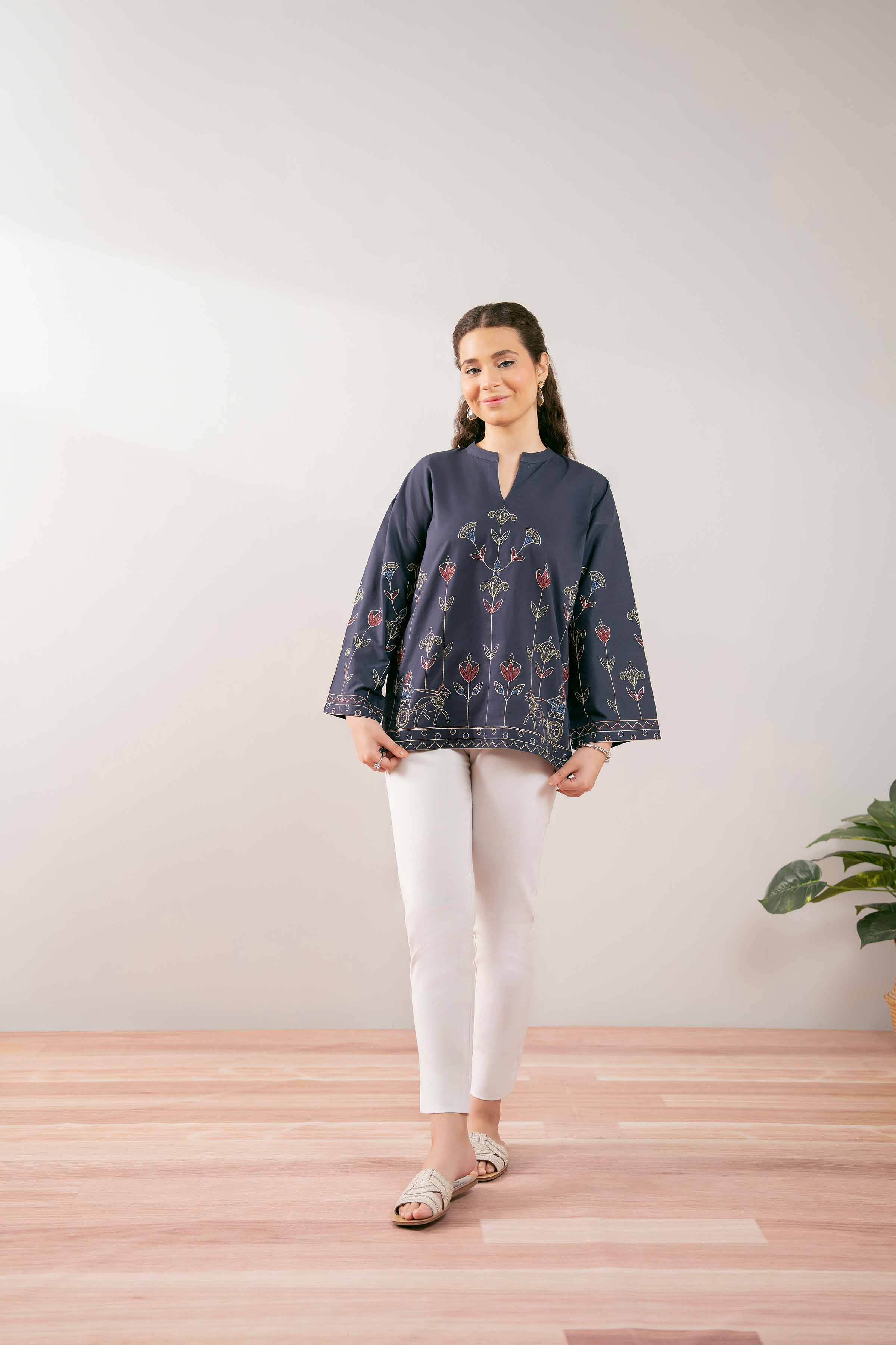 Embroidered Tunic - PS25-183