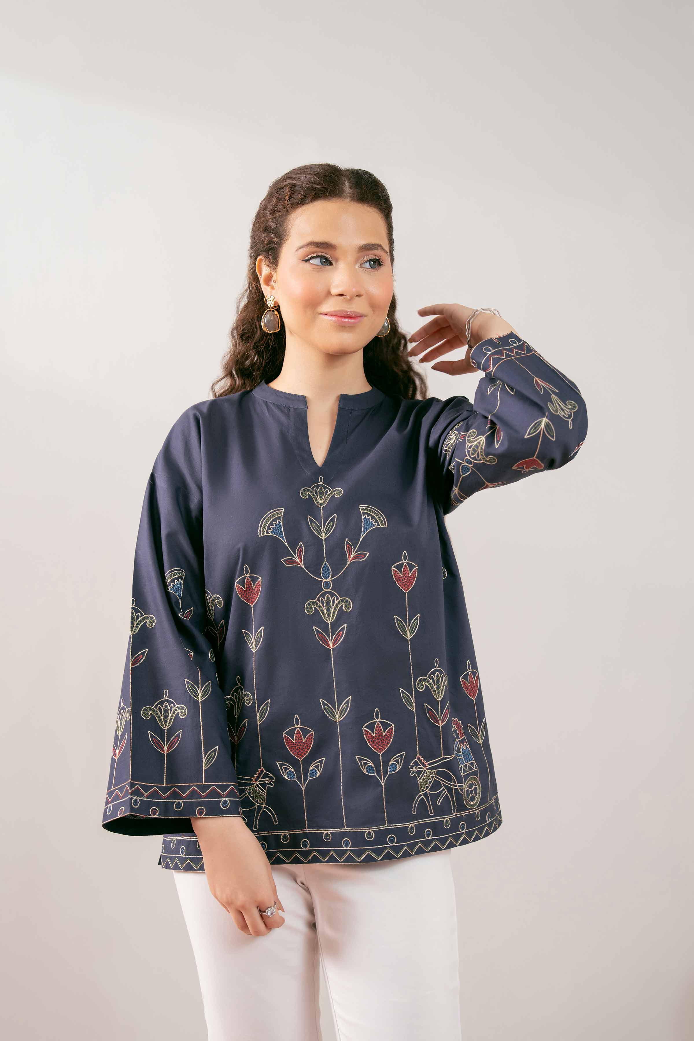 Embroidered Tunic - PS25-183