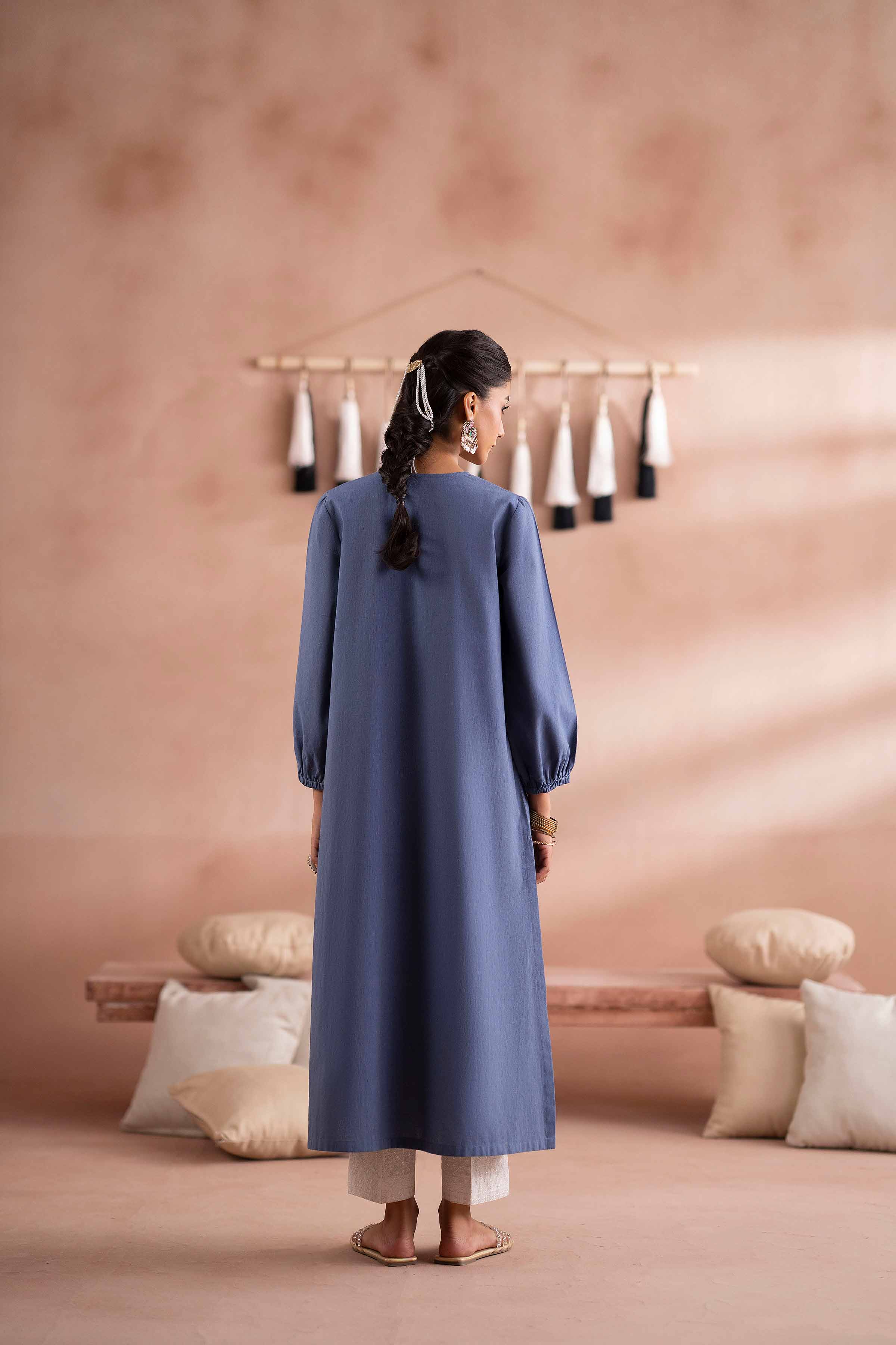 1 Piece - Embroidered Shirt - PS25-209 - for Women - Pret Collection | Nishat | Shop Online