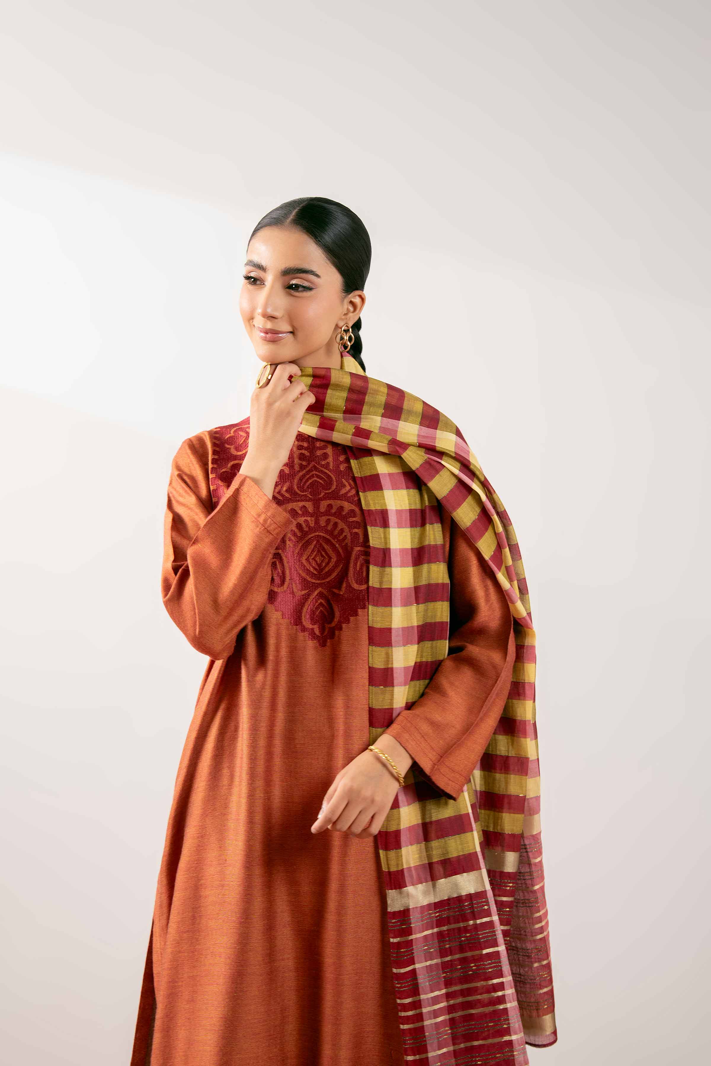 3 Piece - Embroidered Suit - PS25-212 - for Women - Pret Collection | Nishat | Shop Online