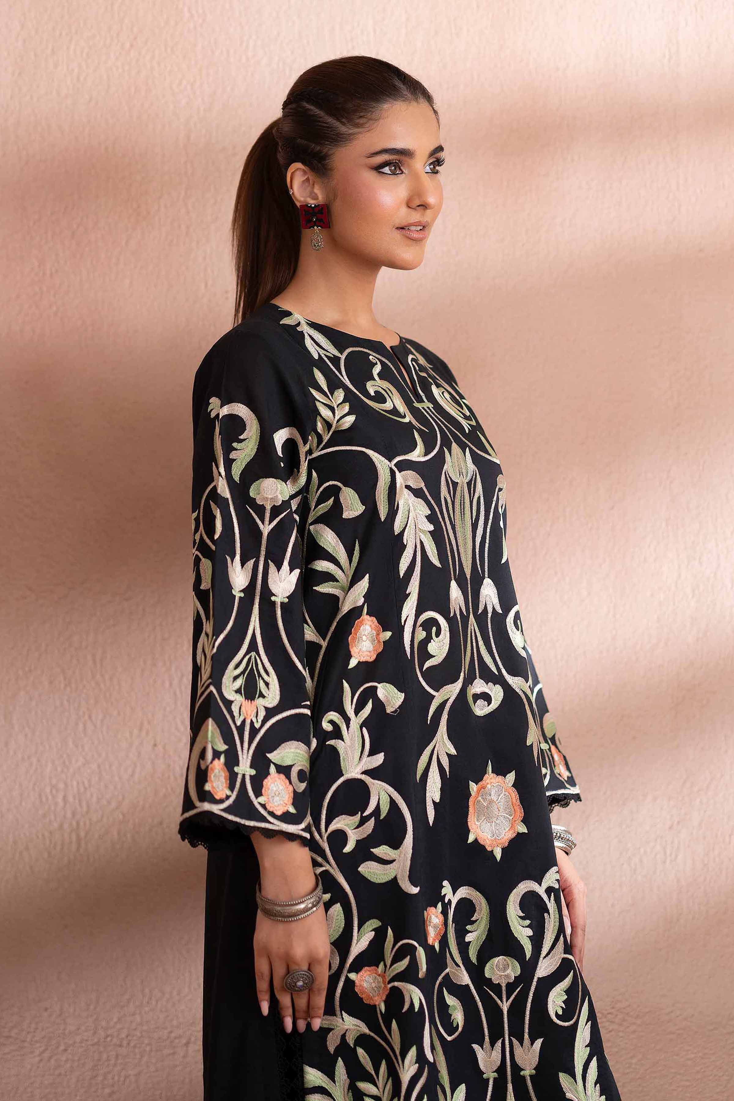 Embroidered Shirt - PS25-213 for Women - Pret Collection | Nishat | Shop Online