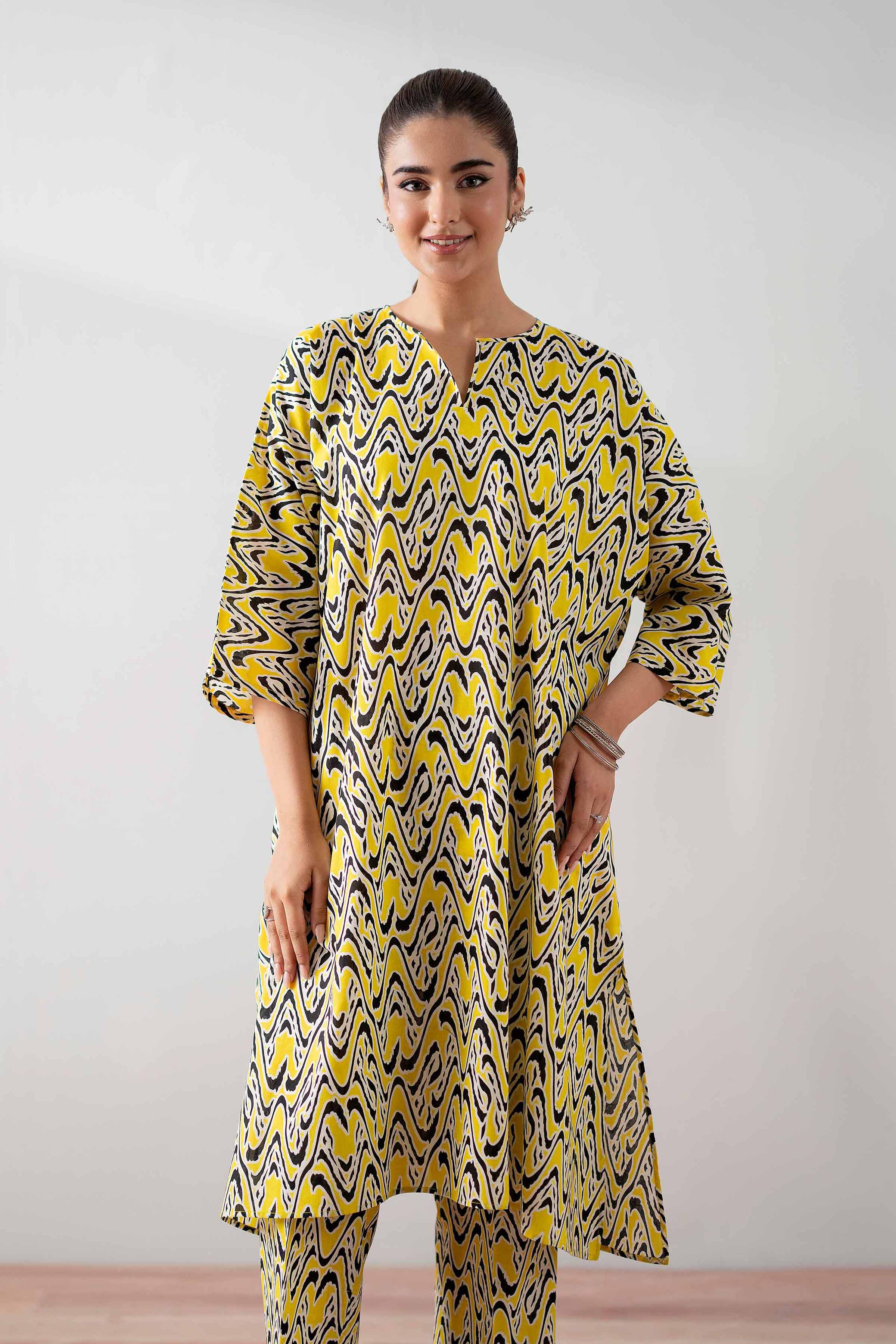 2 Piece - Printed Suit - PS25-217