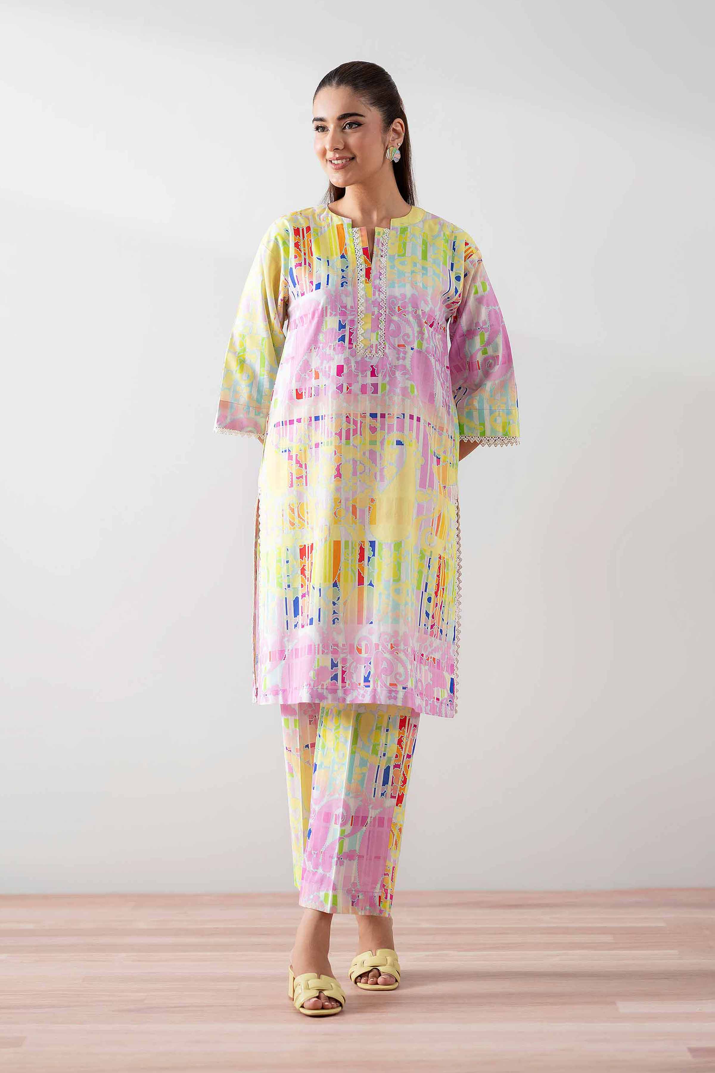 2 Piece - Printed Suit - PS25-226 - for Women - Pret Collection | Nishat | Shop Online