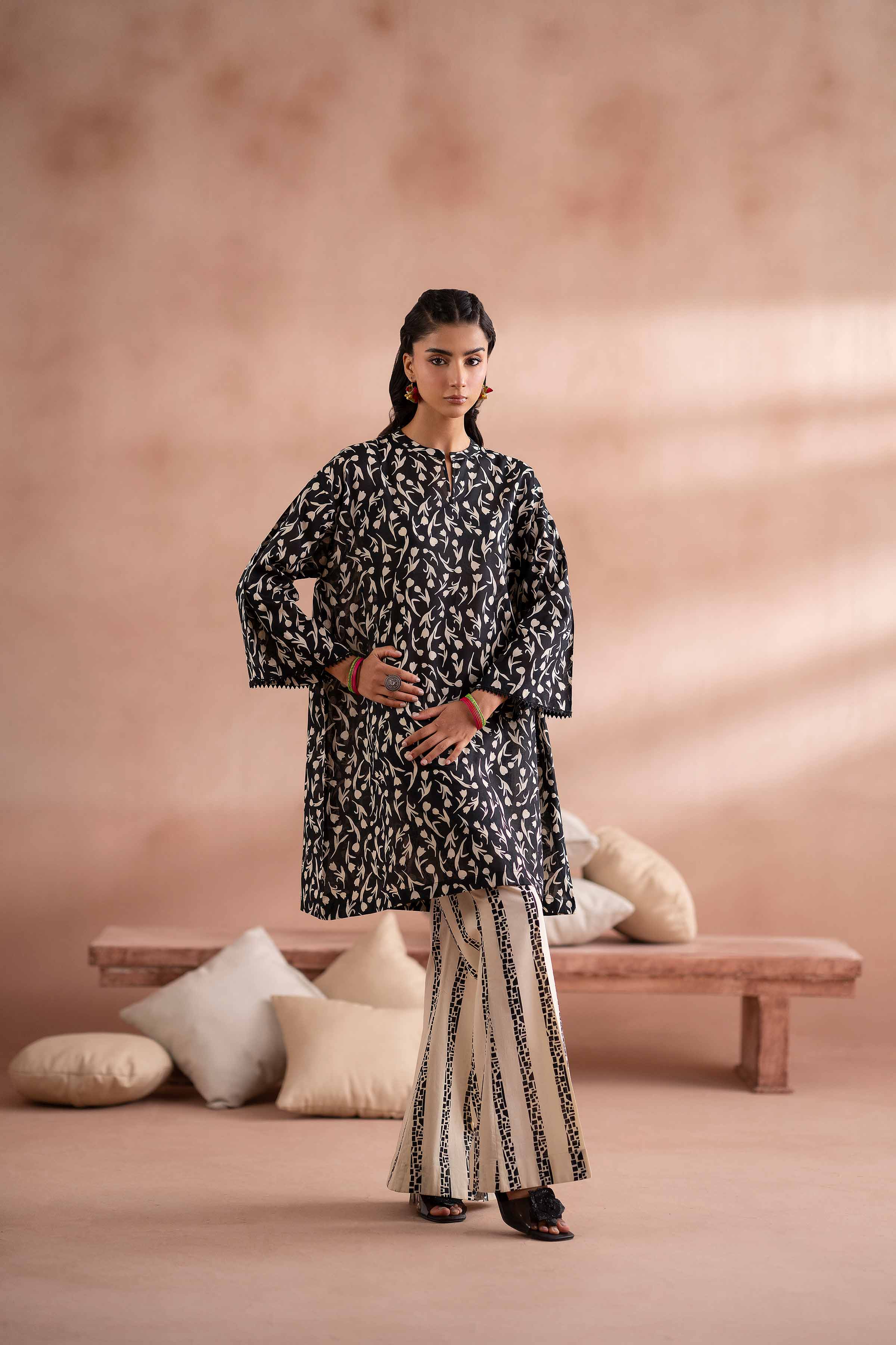 2 Piece - Printed Suit - PS25-252
