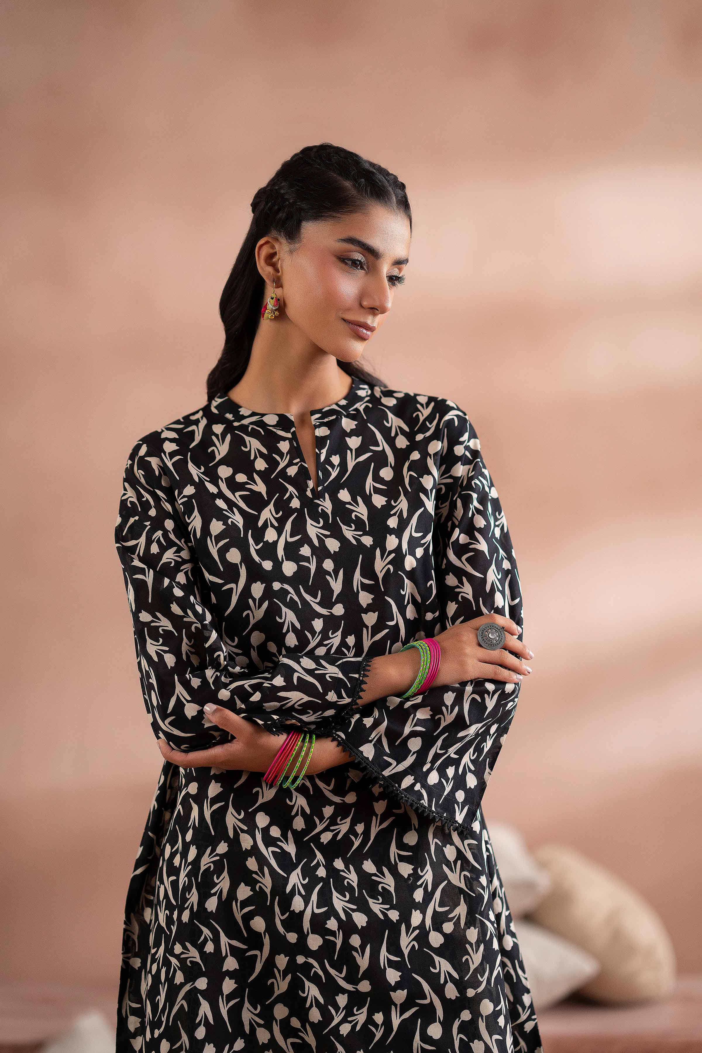 2 Piece - Printed Suit - PS25-252