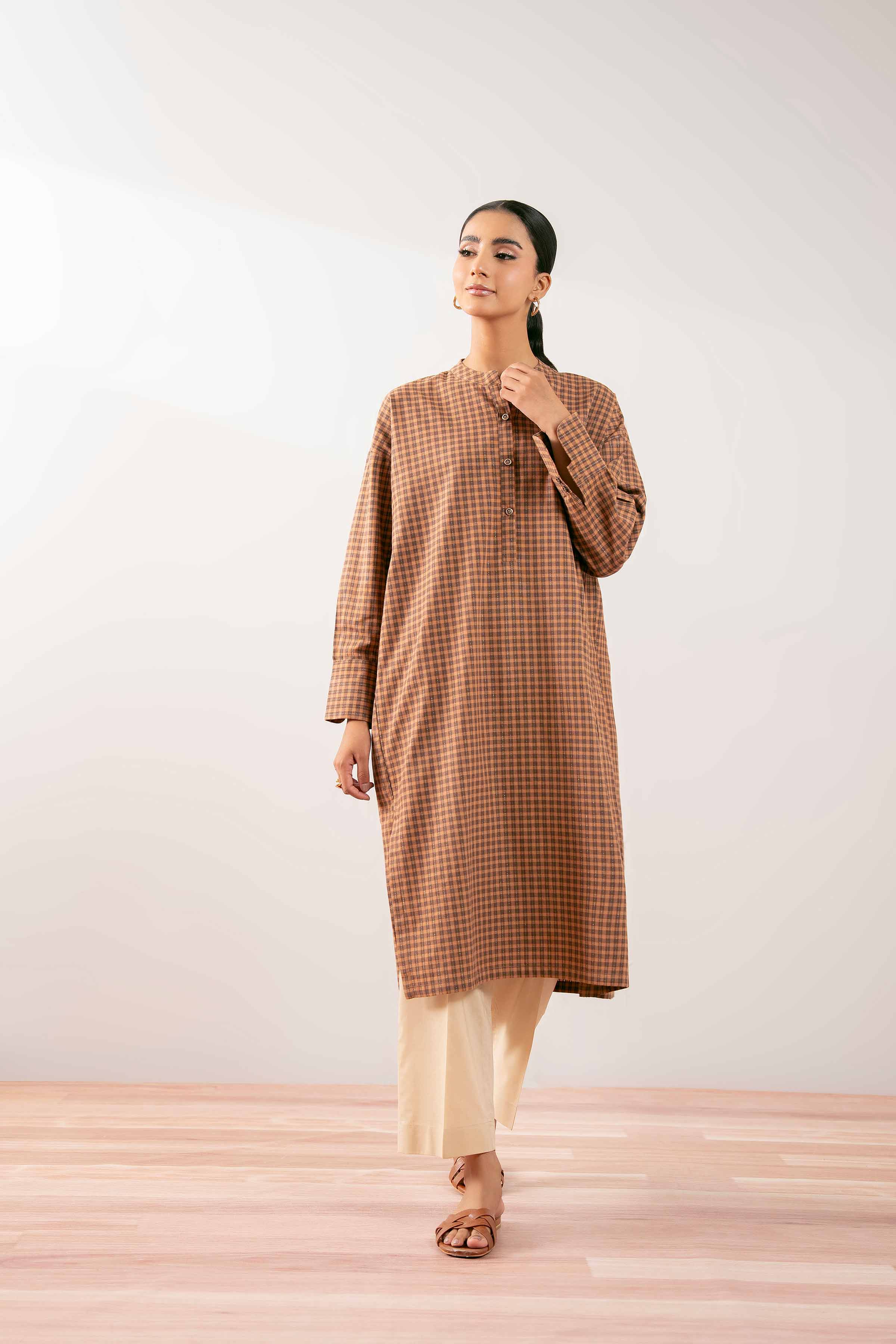 1 Piece - Basic Kurta - PS25-271 - for Women - Pret Collection | Nishat | Shop Online