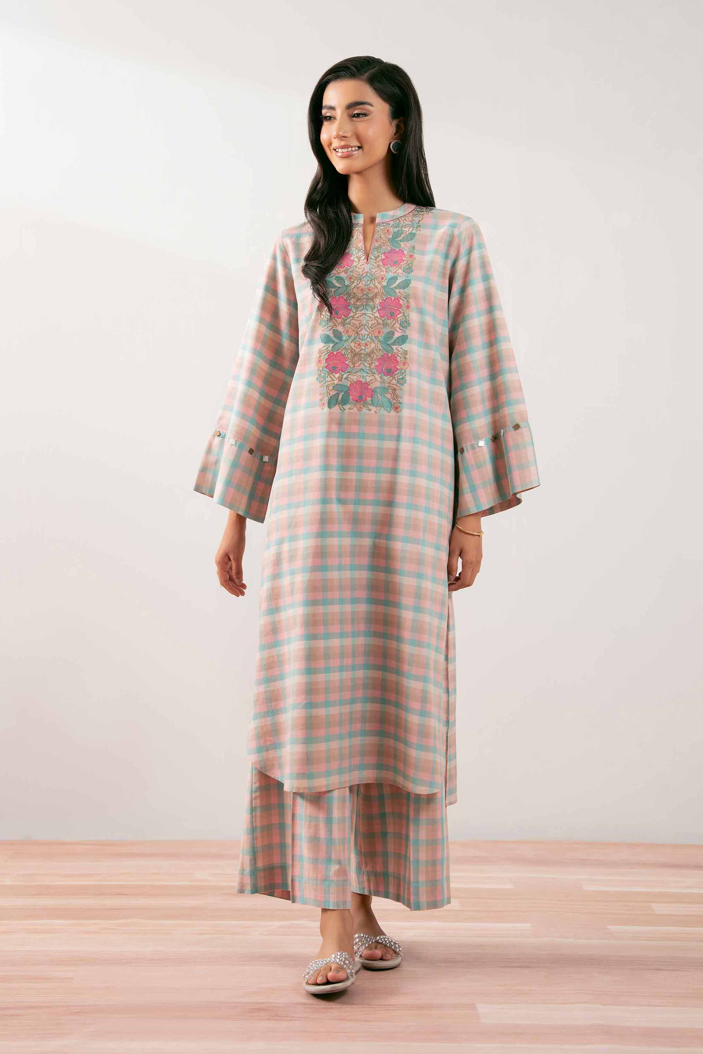 2 Piece - Embroidered Suit - PS25-66 - for Women - Pret Collection | Nishat | Shop Online