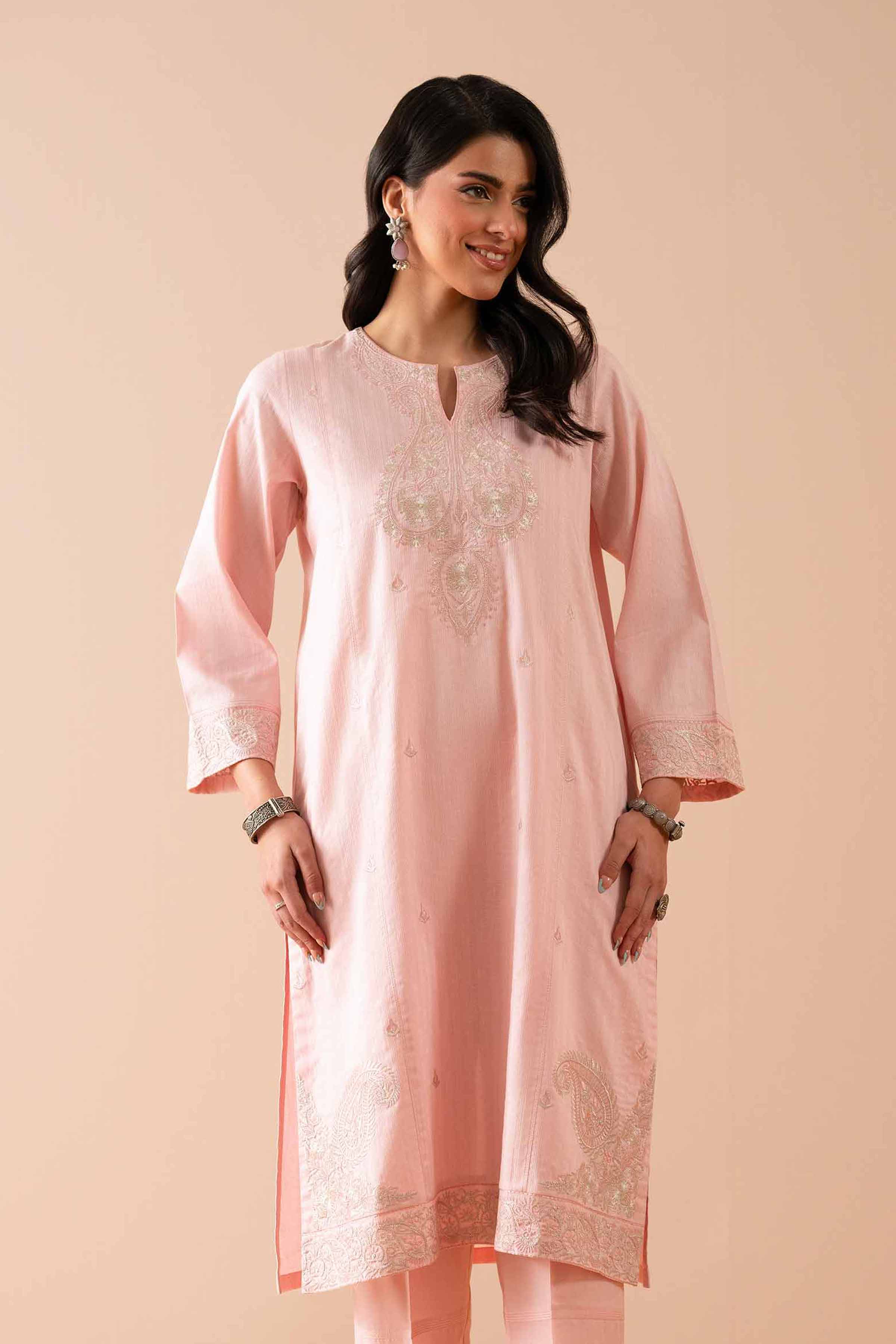 2 Piece - Embroidered Suit - PS25-70