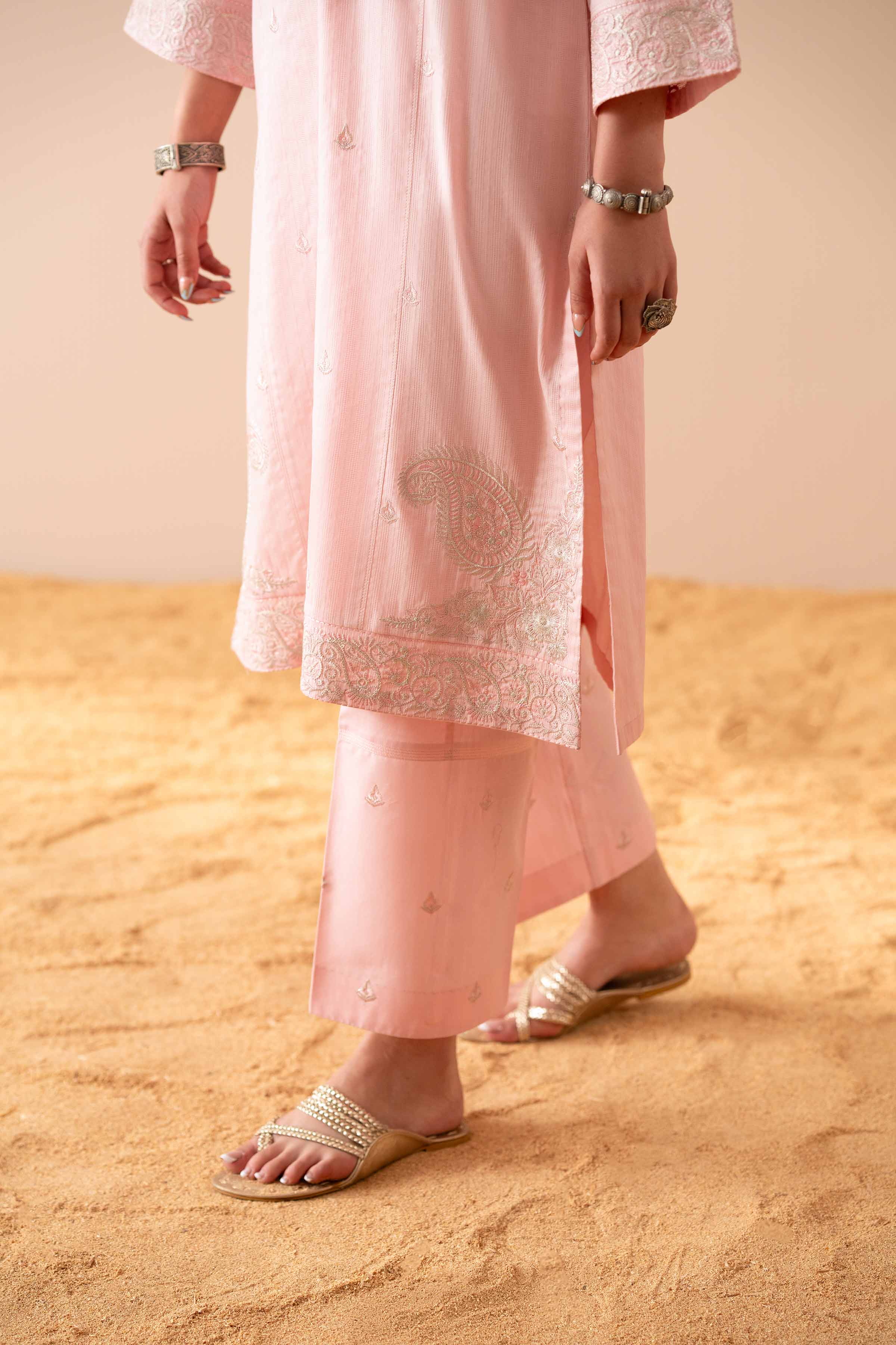 2 Piece - Embroidered Suit - PS25-70