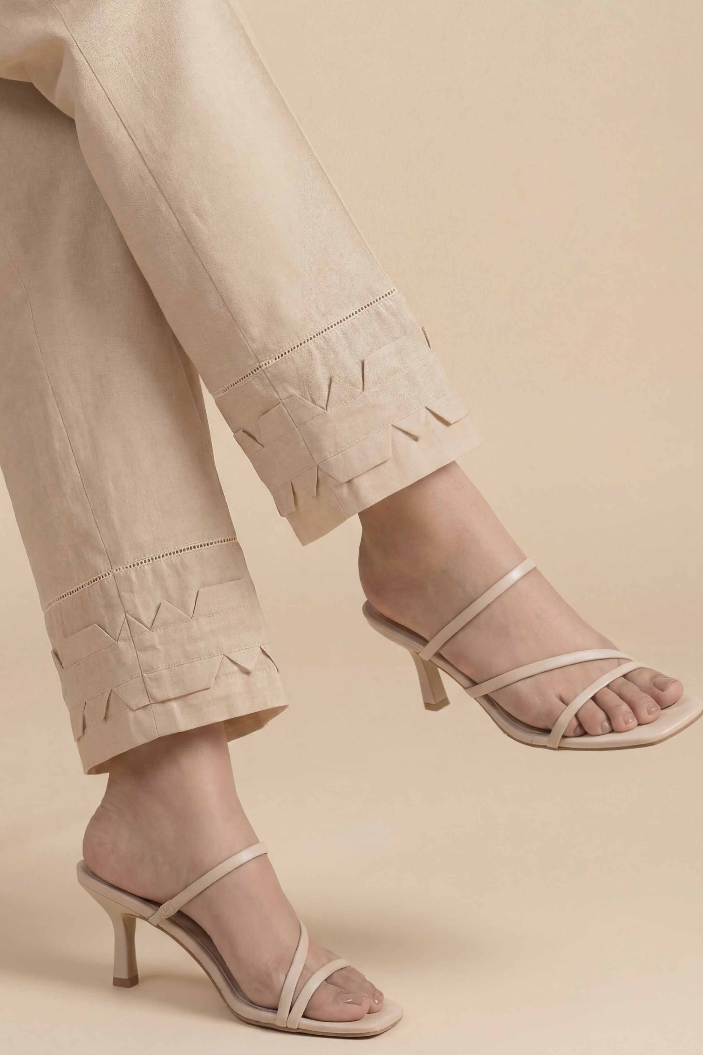 Basic Trousers - PS26-199 for Women - Pret Collection | Nishat | Shop Online