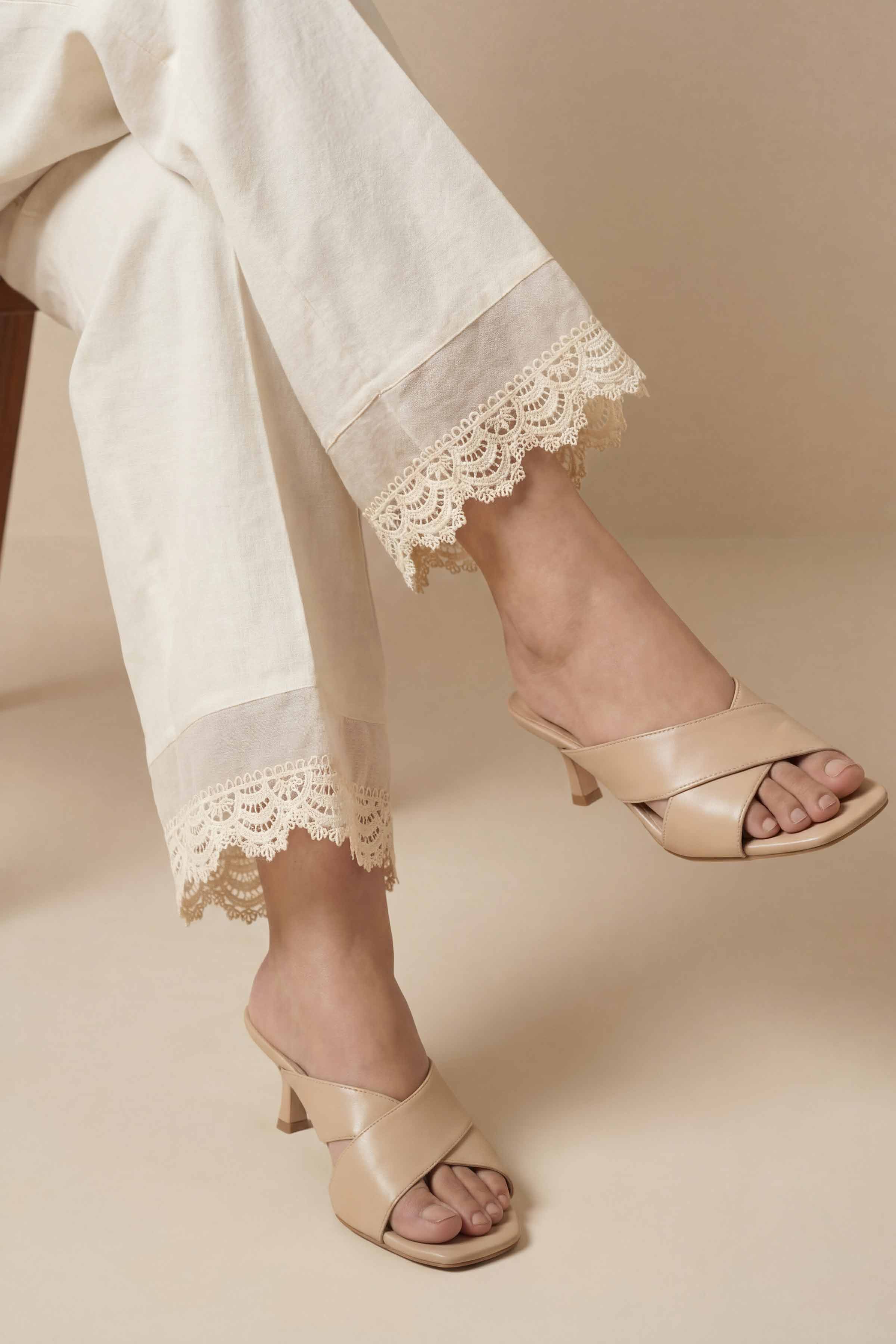 Basic Trousers - PS26-200 for Women - Pret Collection | Nishat | Shop Online