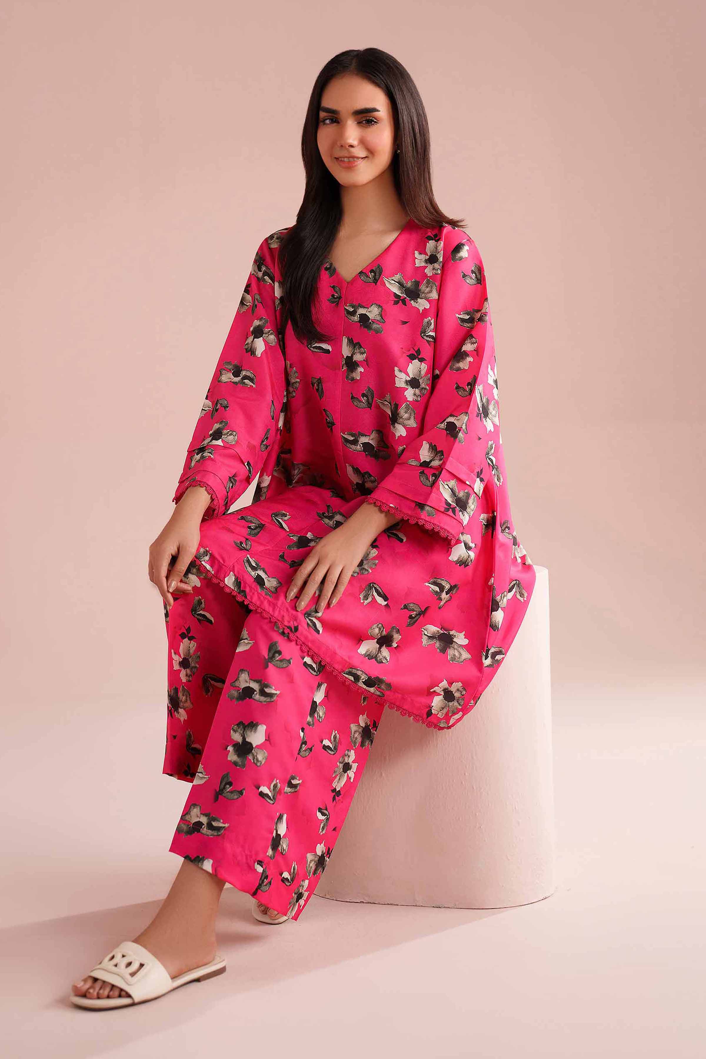 2 Piece - Printed Suit - PS26-75 for Women - Pret Collection | Nishat | Shop Online