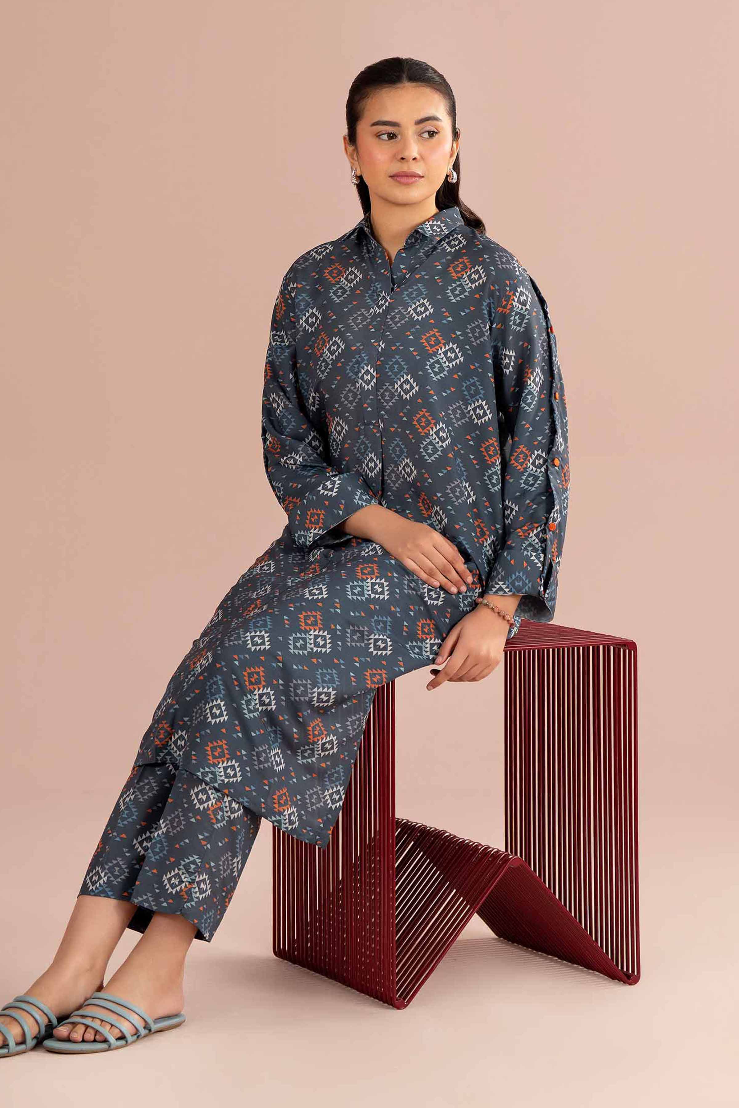 2 Piece - Printed Suit - PS26-87 for Women - Pret Collection | Nishat | Shop Online