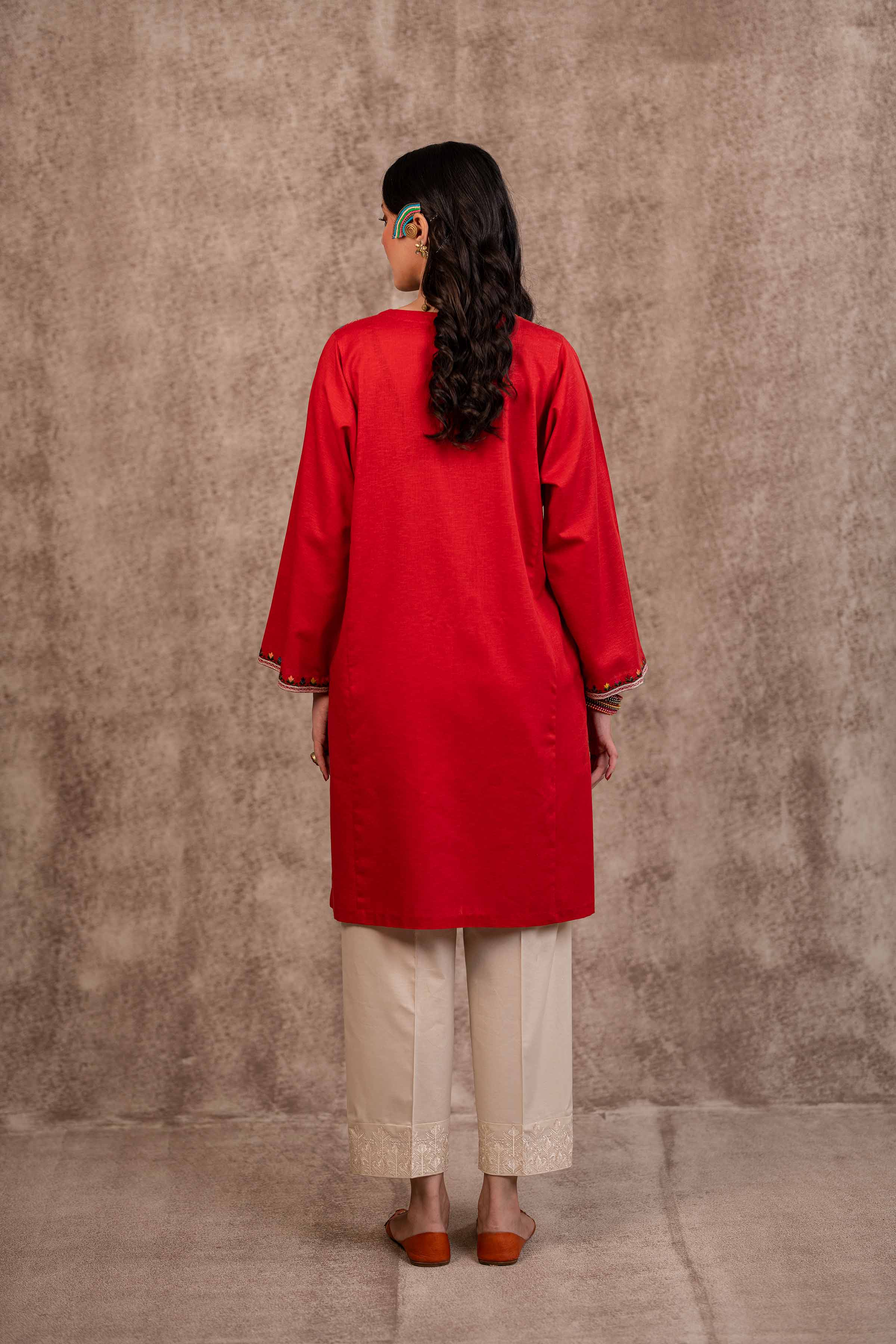 Embroidered Kurta - PW23-09