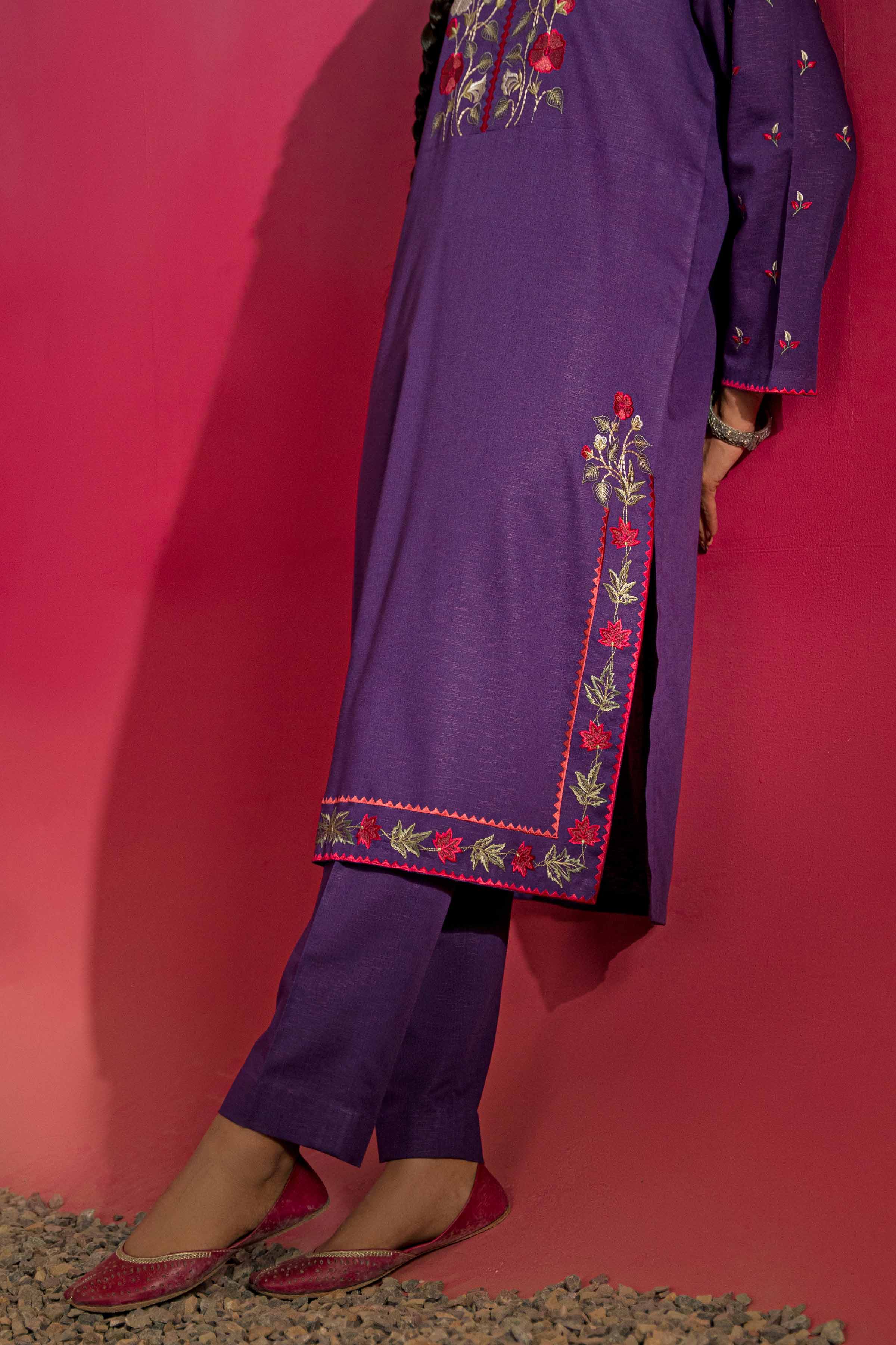 2 Piece - Embroidered Suit - PW23-12