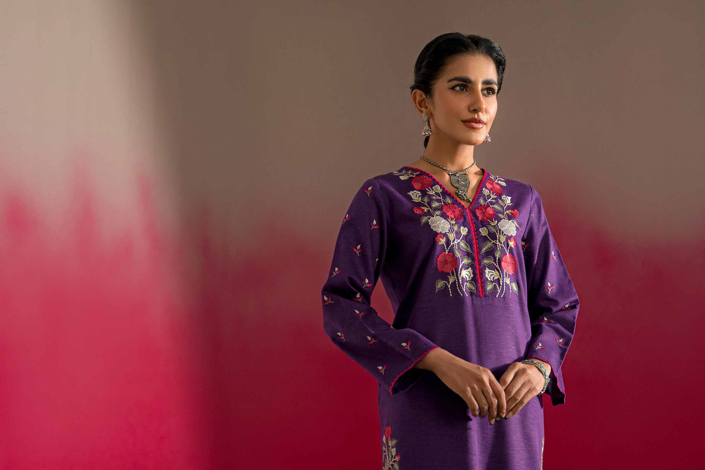 2 Piece - Embroidered Suit - PW23-12