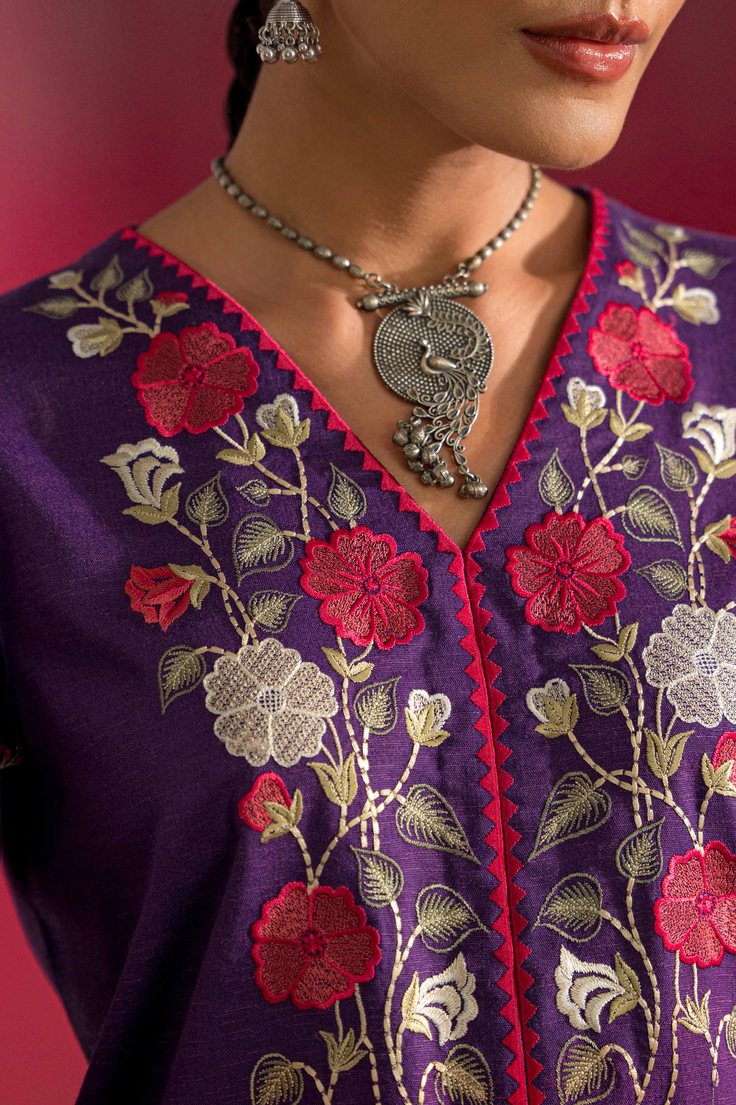 2 Piece - Embroidered Suit - PW23-12