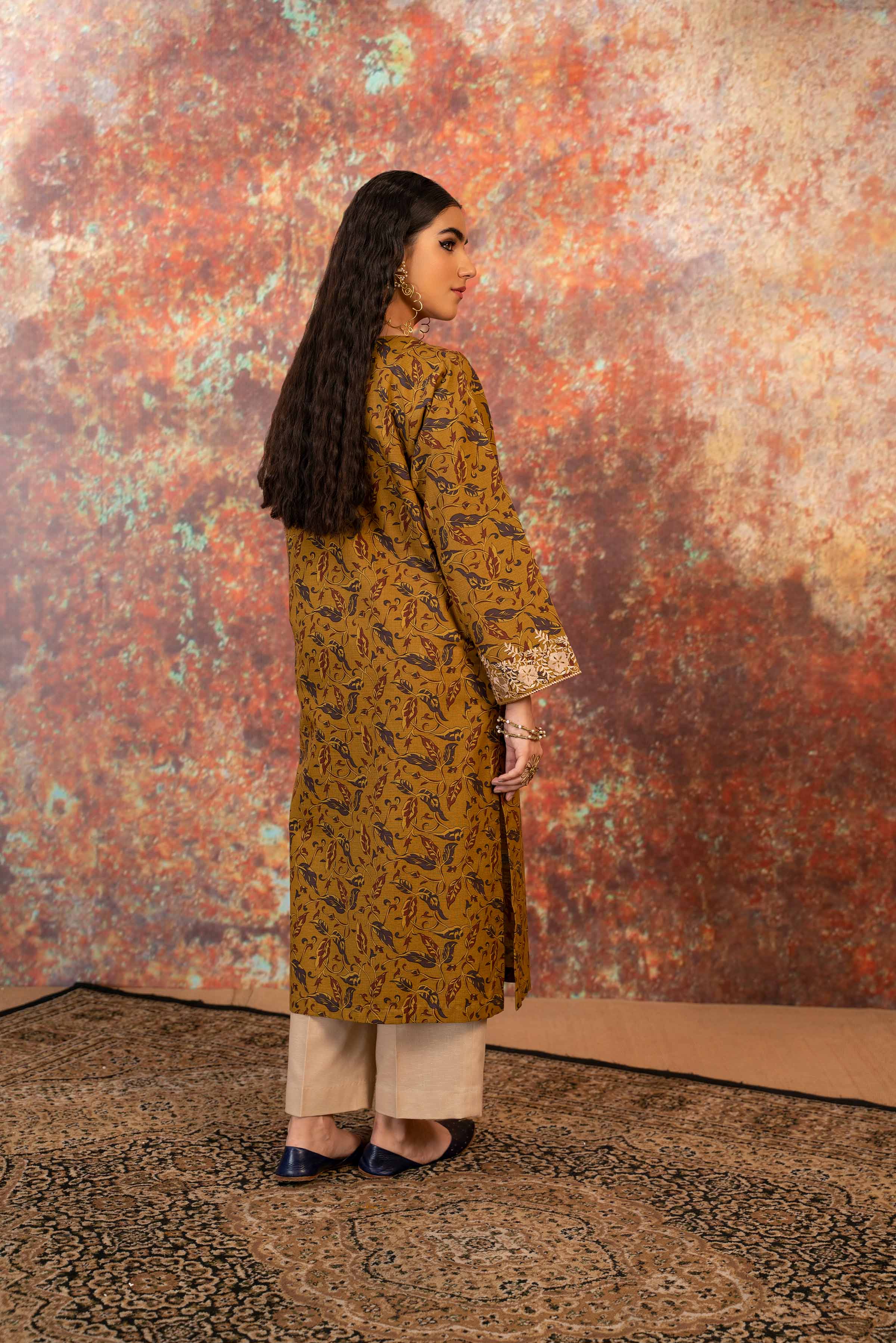Printed Embroidered Shirt - PW23-133