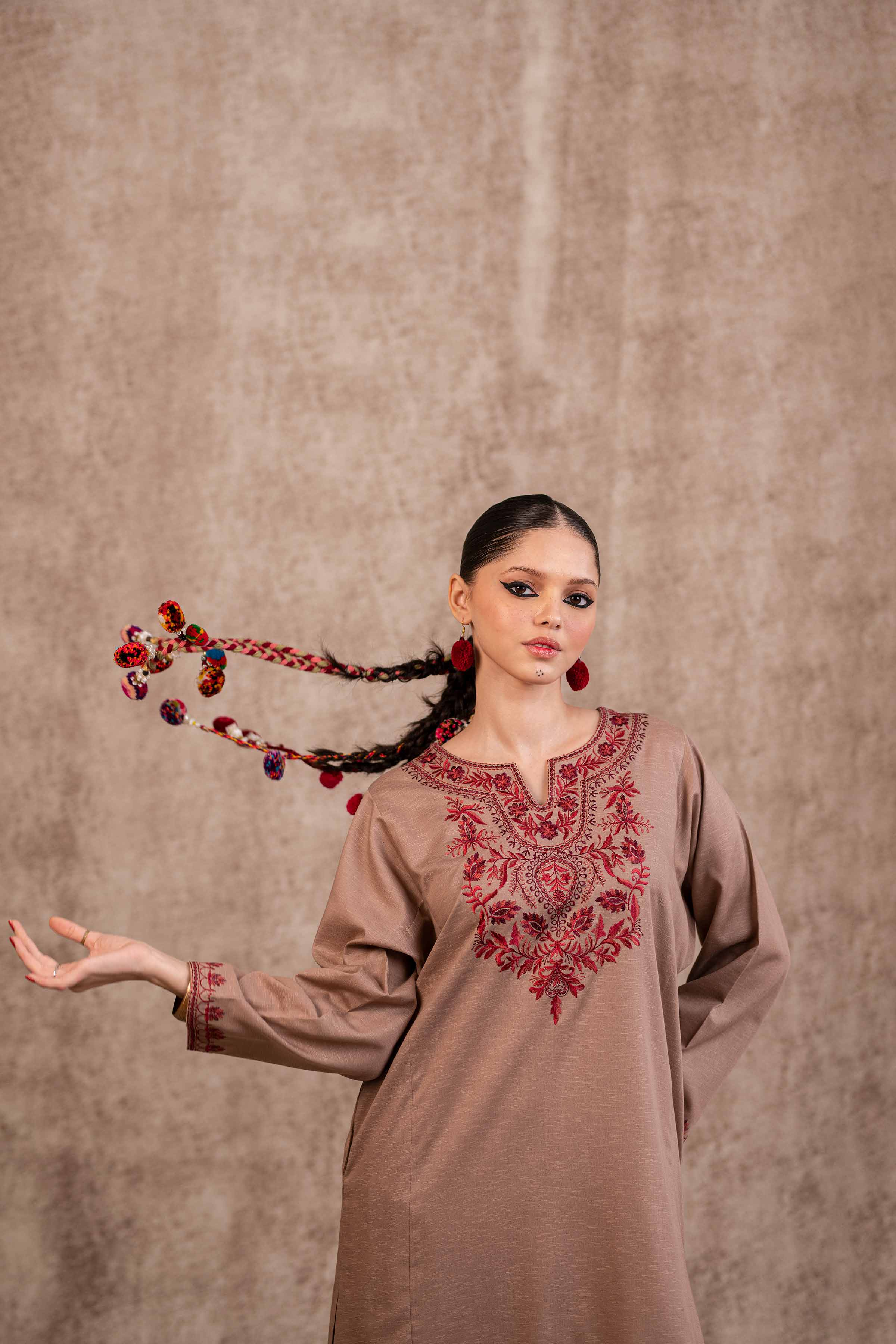 2 Piece - Embroidered Suit - PW23-21
