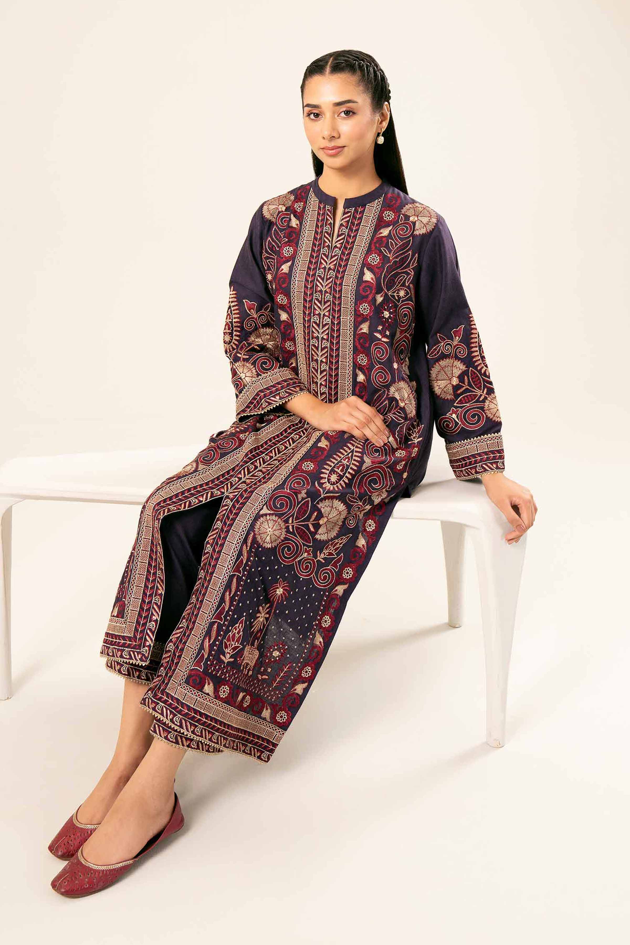 2 Piece - Embroidered Suit - PW24-103
