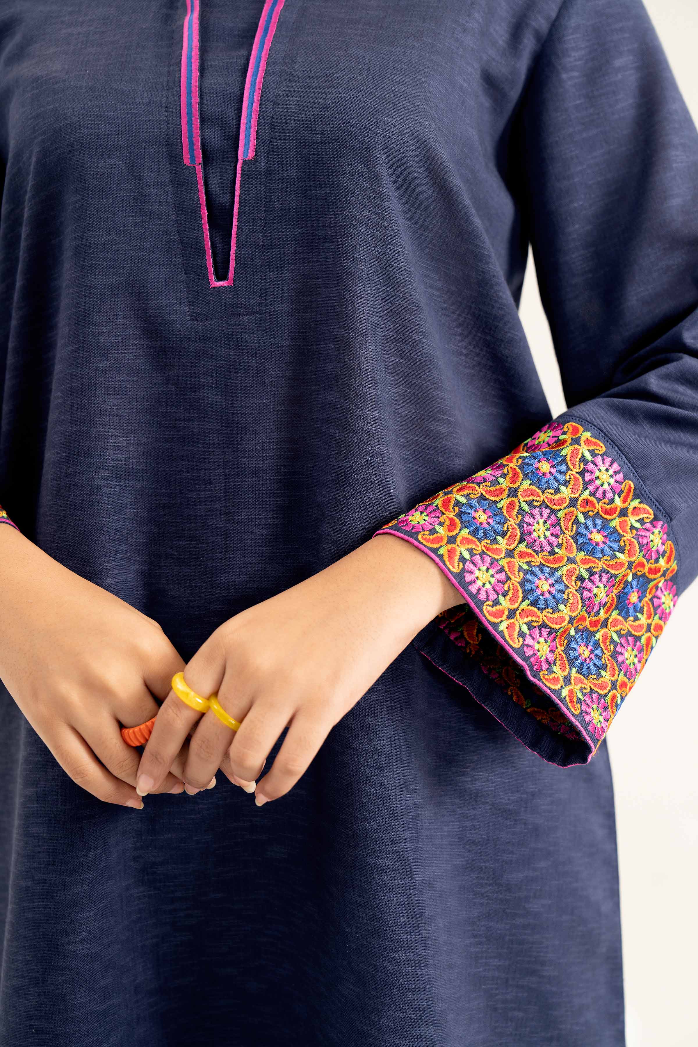 2 Piece - Embroidered Suit - PW24-105