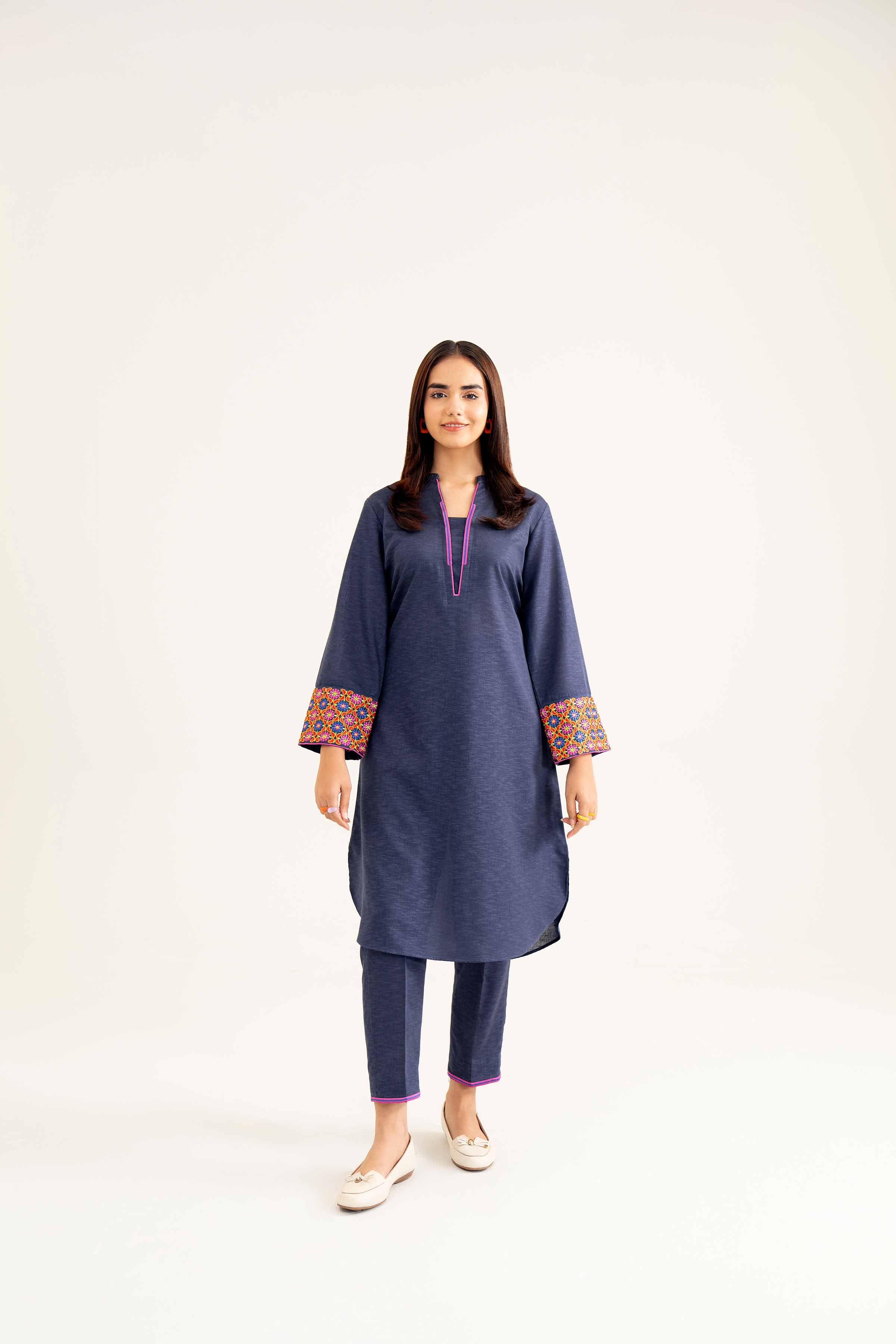 2 Piece - Embroidered Suit - PW24-105