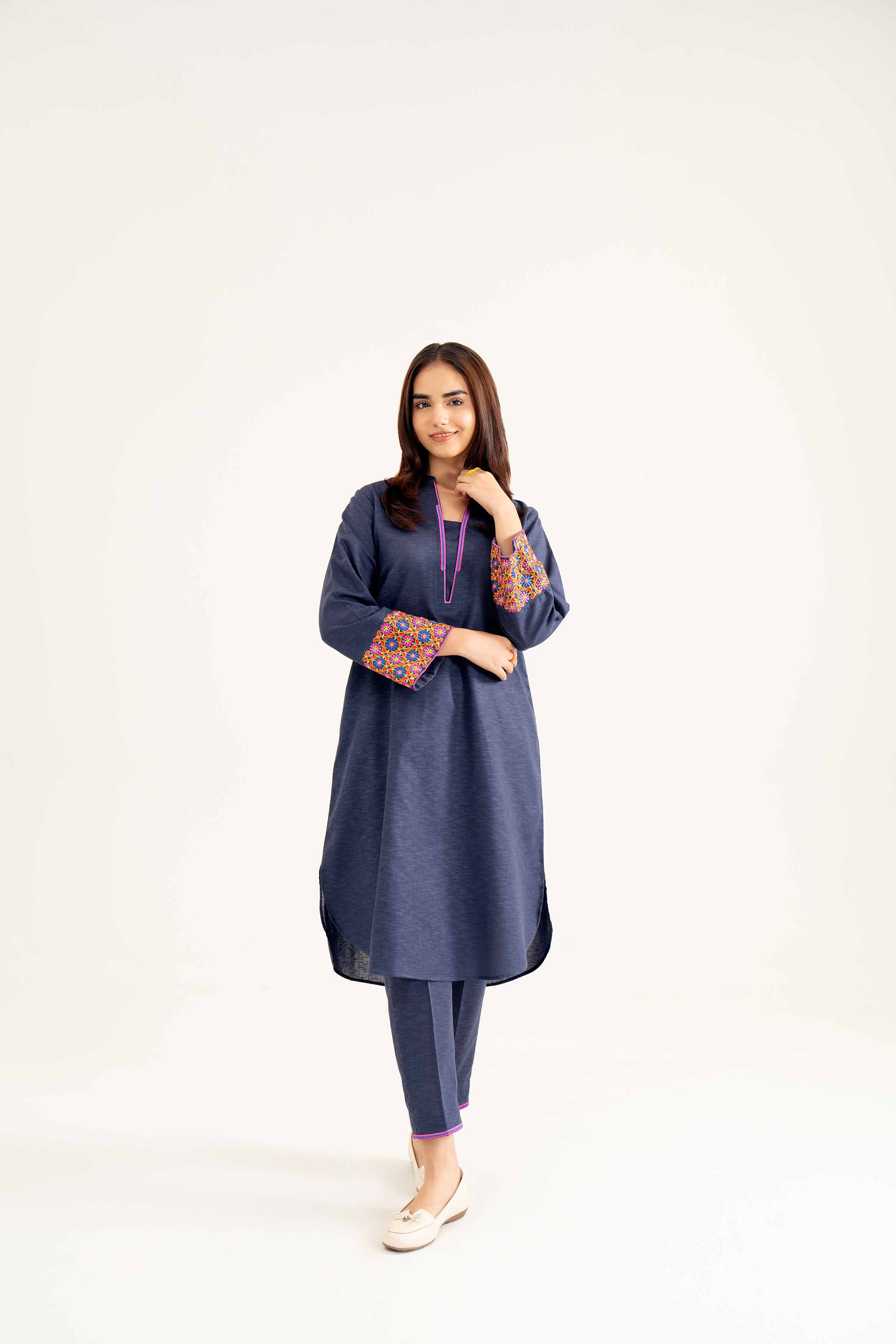 2 Piece - Embroidered Suit - PW24-105