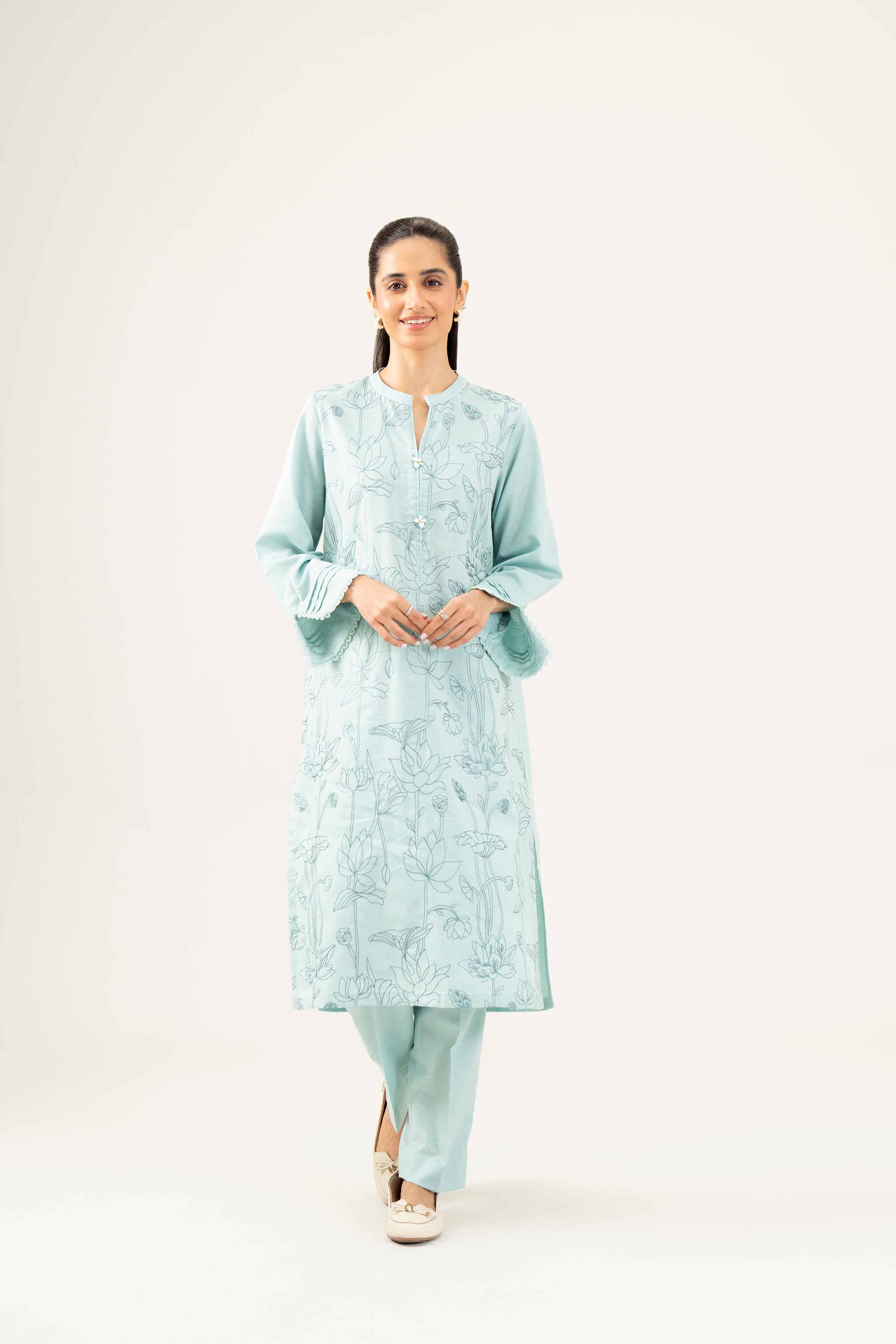 2 Piece - Embroidered Suit - PW24-11