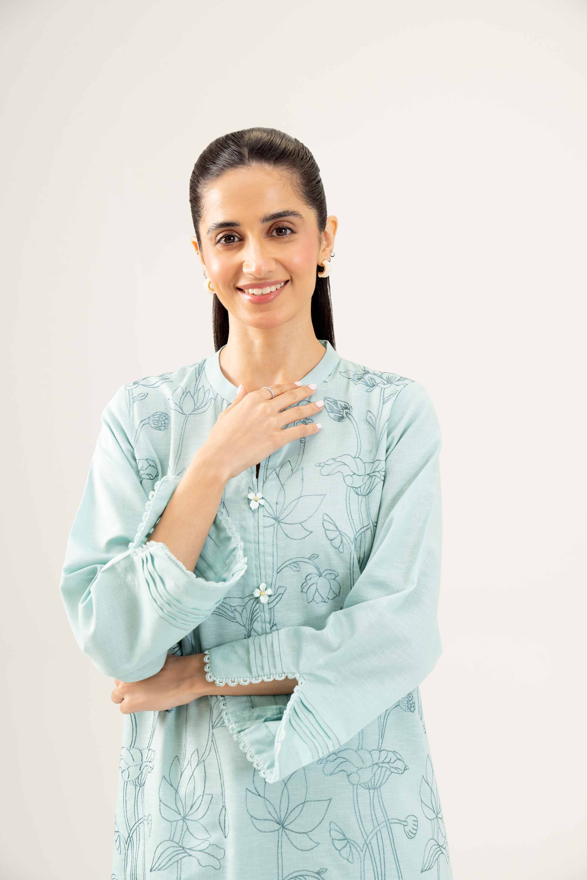 2 Piece - Embroidered Suit - PW24-11