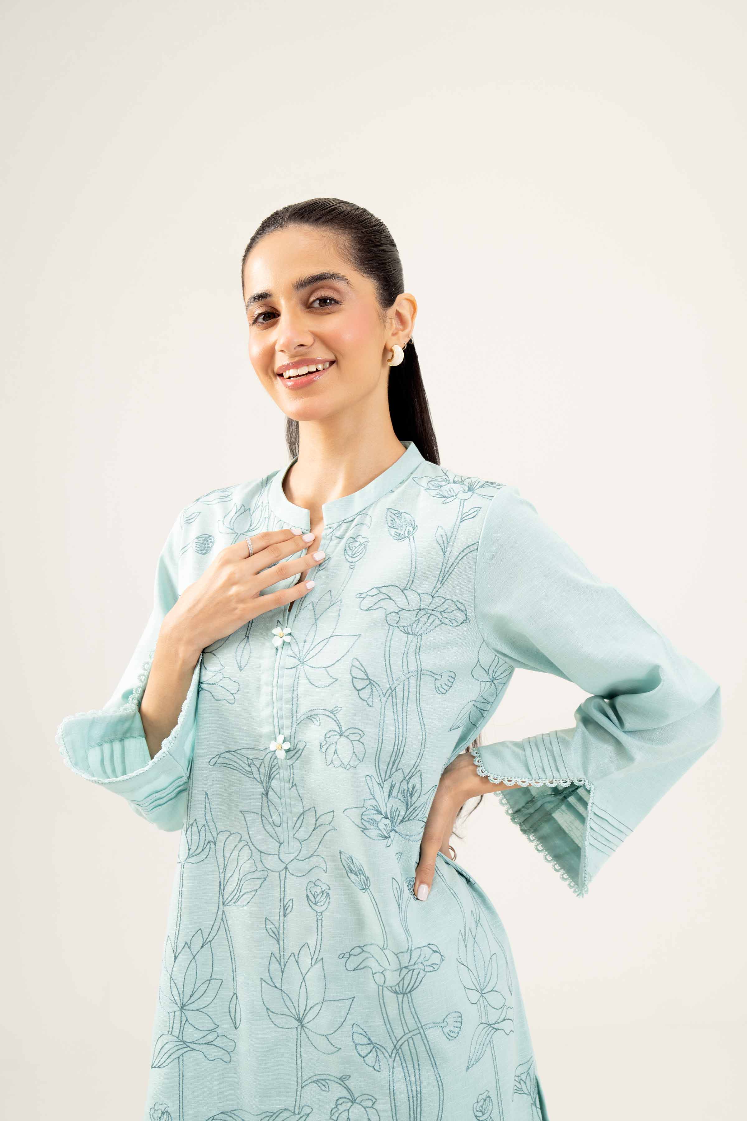 2 Piece - Embroidered Suit - PW24-11